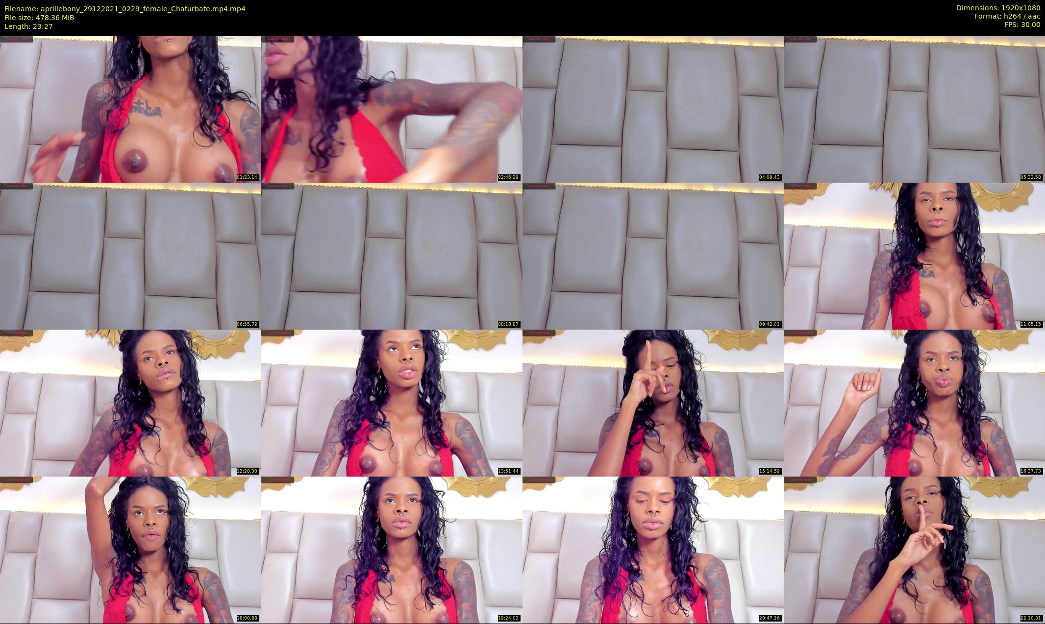 aprillebony — 24 minute Chaturbate female cam show recording, 1080p, Dec 29, 2021
