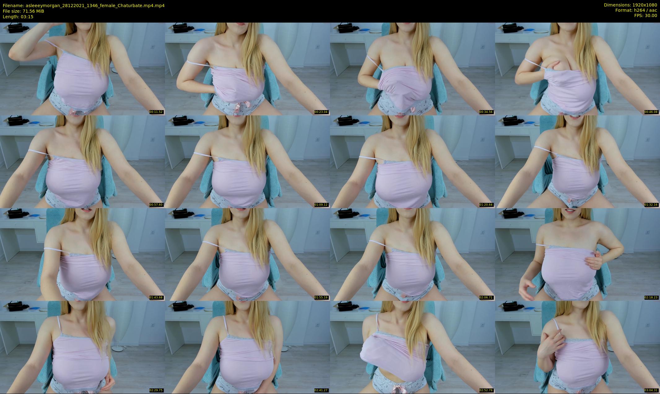 asleeeymorgan — 4 minute Chaturbate female cam show recording, 1080p, Dec 28, 2021
