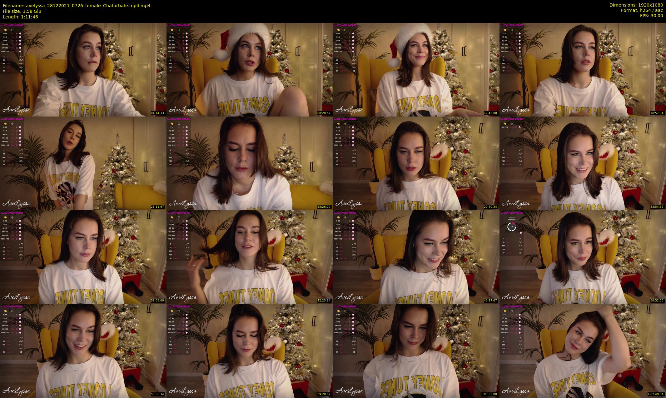 avelyssa — 72 minute Chaturbate female cam show recording, 1080p, Dec 28, 2021
