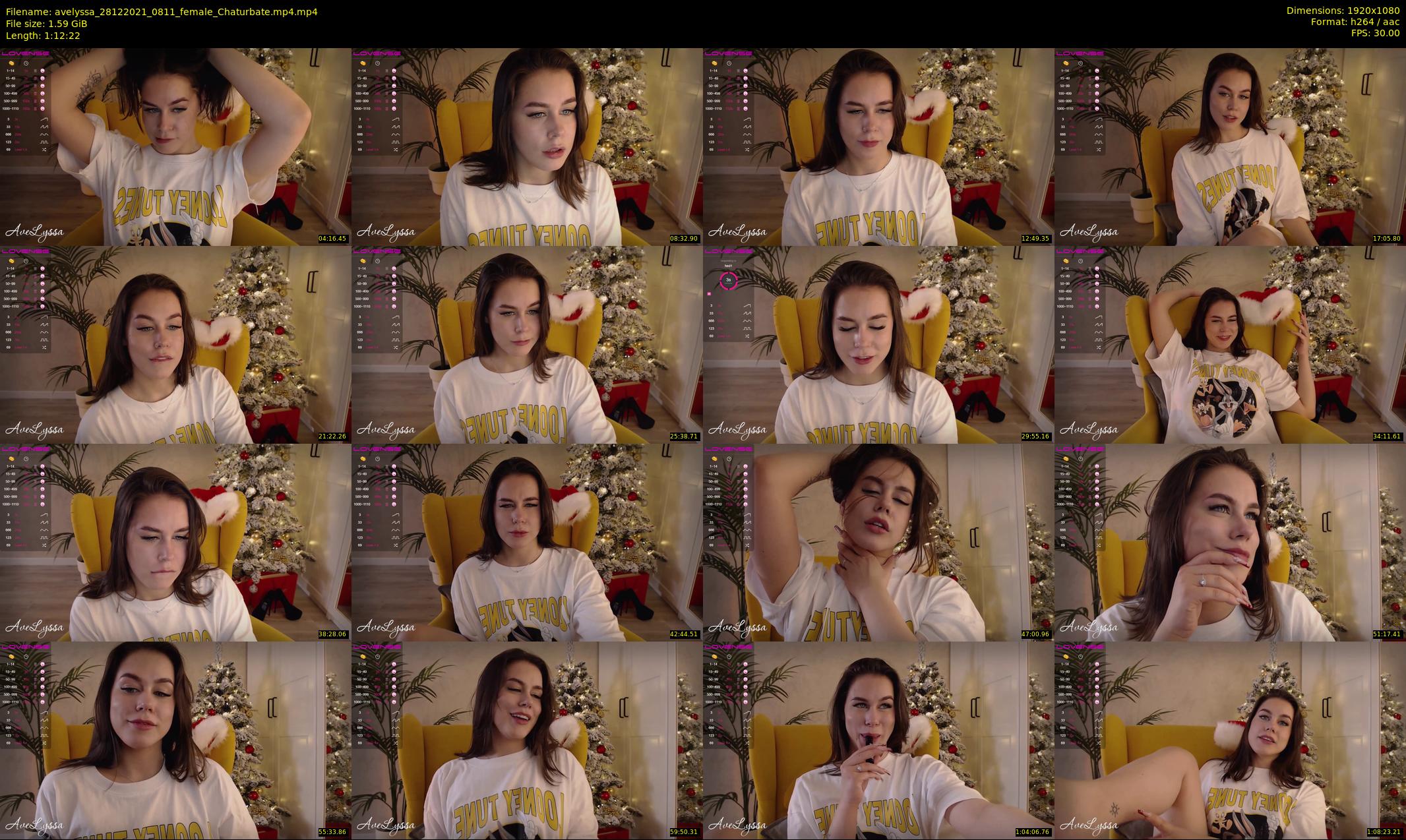 avelyssa — 73 minute Chaturbate female cam show recording, 1080p, Dec 28, 2021