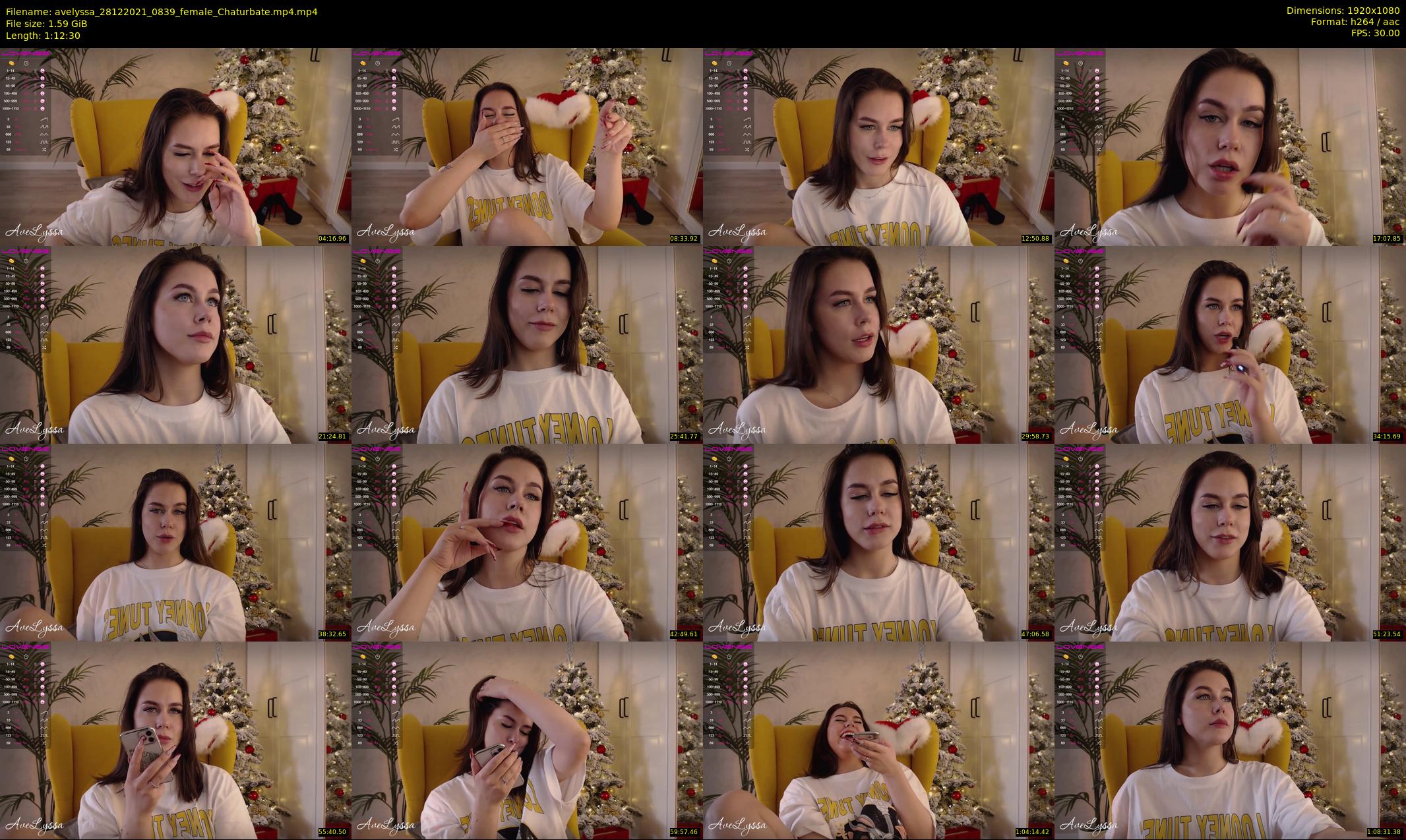 avelyssa — 73 minute Chaturbate female cam show recording, 1080p, Dec 28, 2021