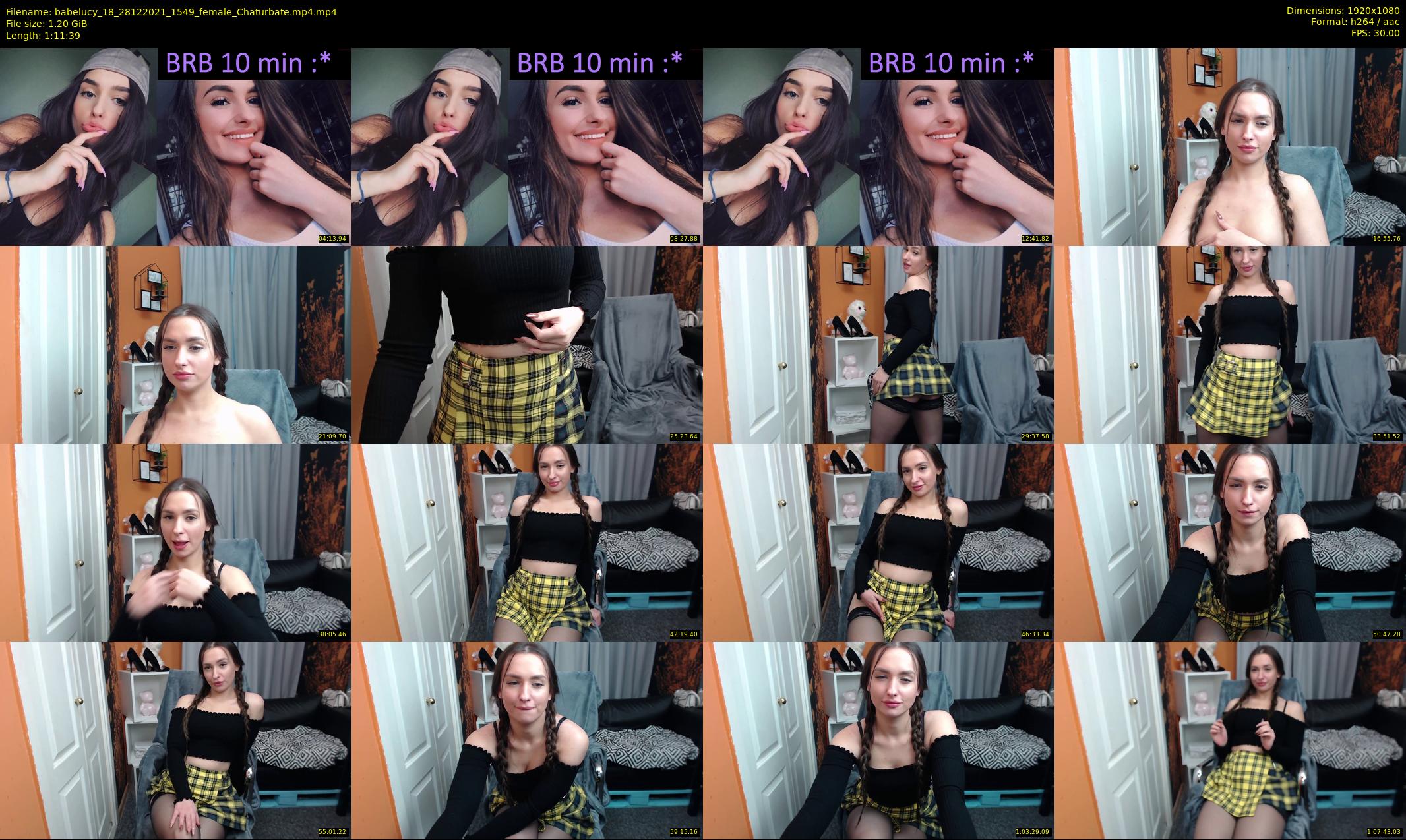 babelucy_18 — 72 minute Chaturbate female cam show recording, 1080p, Dec 28, 2021