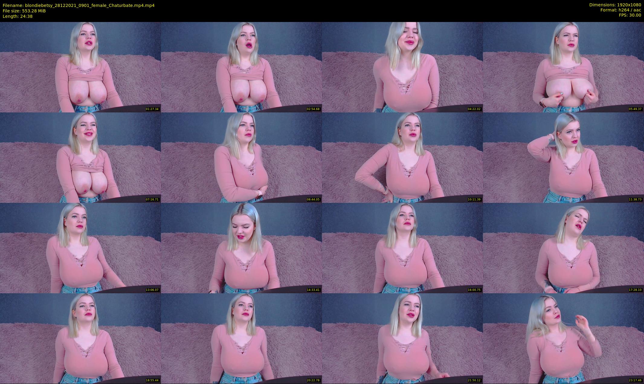 blondiebetsy — 25 minute Chaturbate female cam show recording, 1080p, Dec 28, 2021