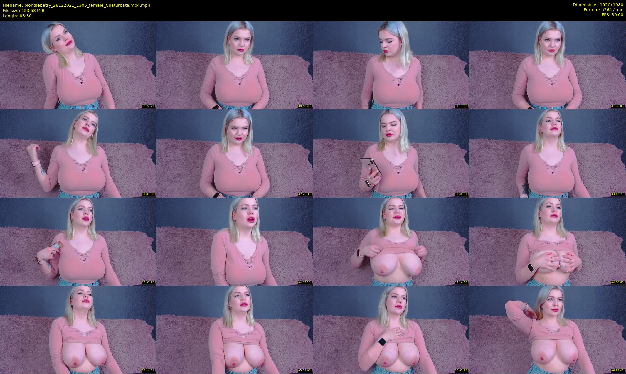 blondiebetsy — 7 minute Chaturbate female cam show recording, 1080p, Dec 28, 2021