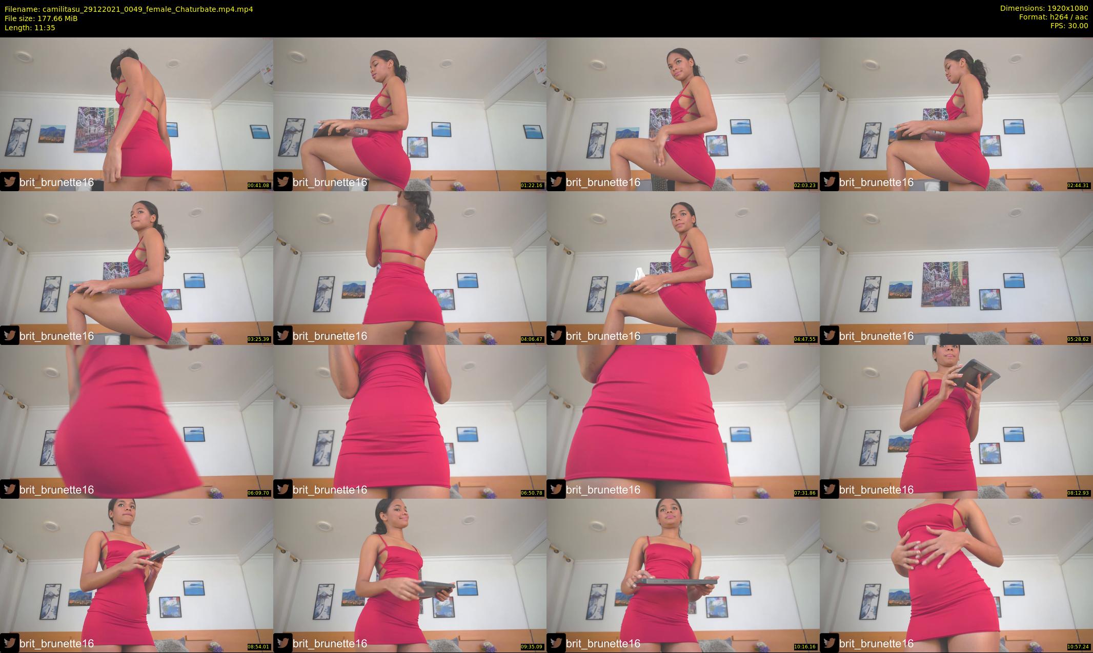 camilitasu — 12 minute Chaturbate female cam show recording, 1080p, Dec 29, 2021