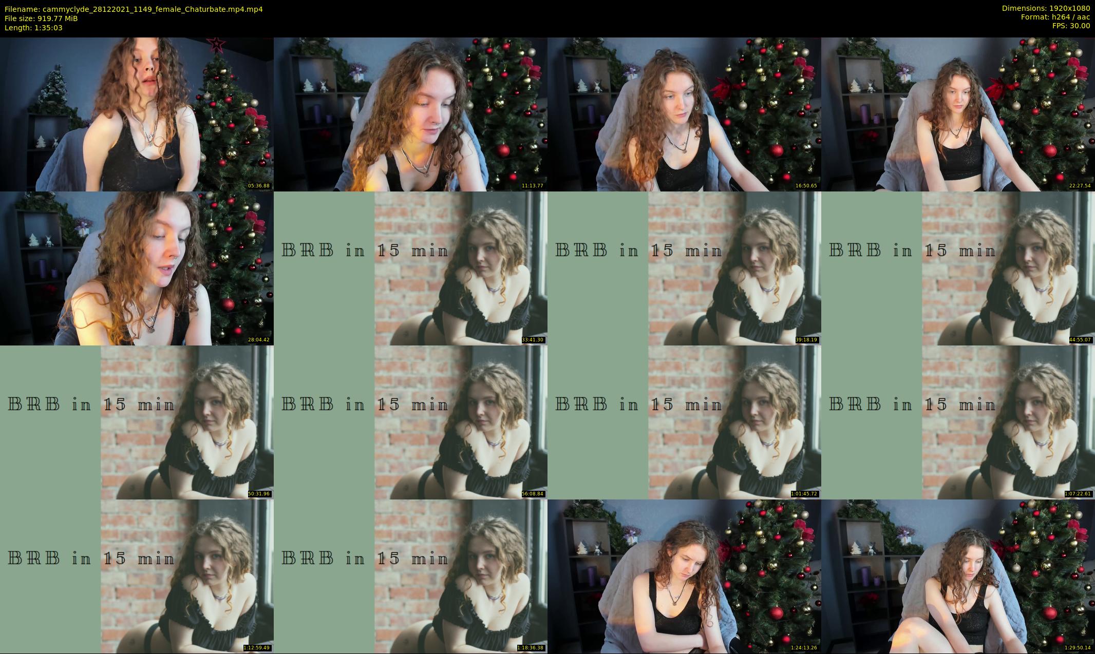 cammyclyde — 96 minute Chaturbate female cam show recording, 1080p, Dec 28, 2021