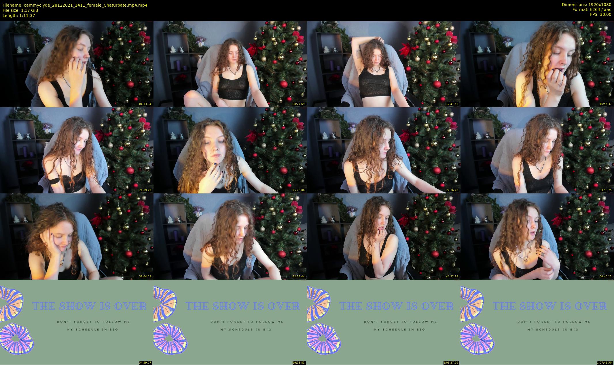 cammyclyde — 72 minute Chaturbate female cam show recording, 1080p, Dec 28, 2021