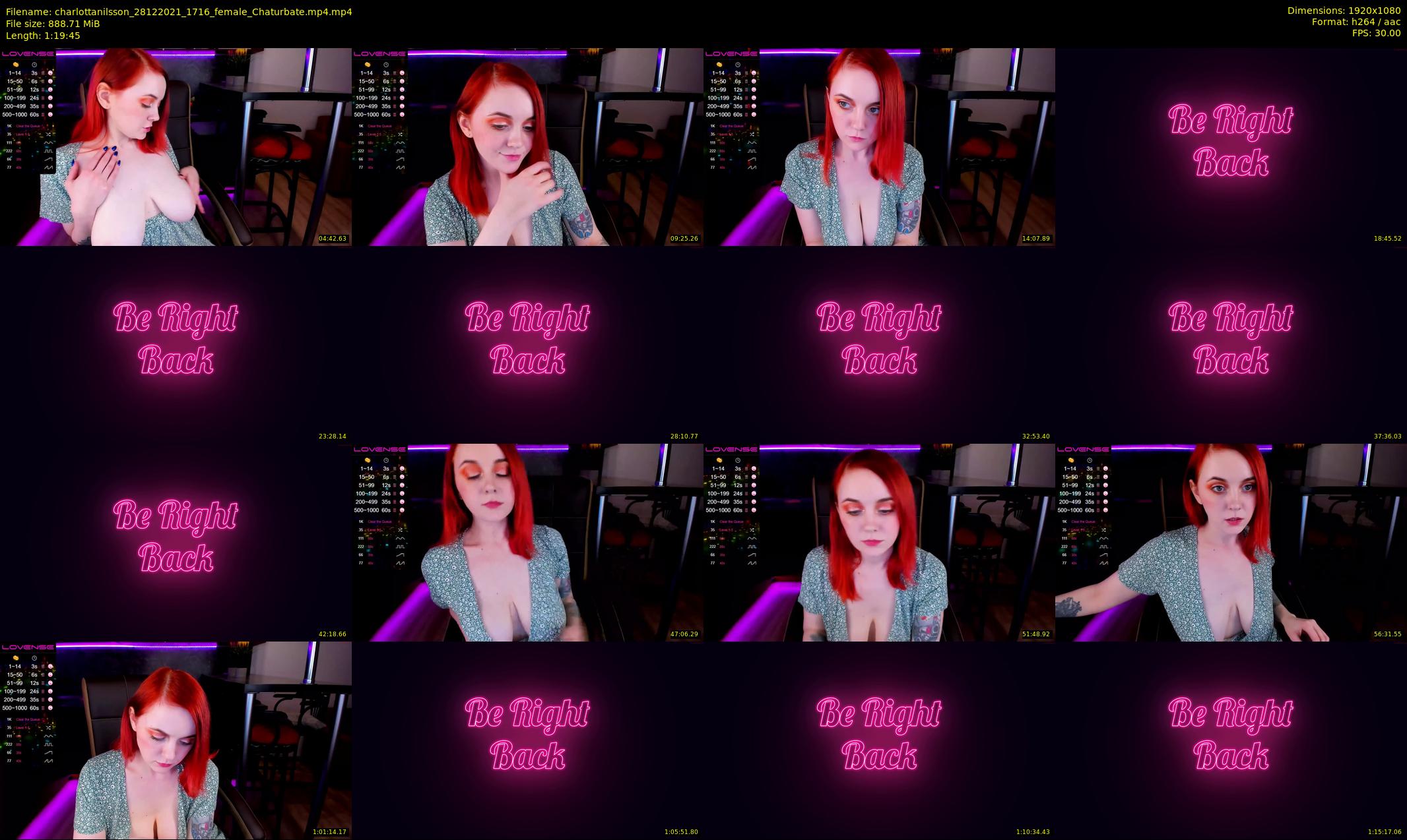 charlottanilsson — 80 minute Chaturbate female cam show recording, 1080p, Dec 28, 2021