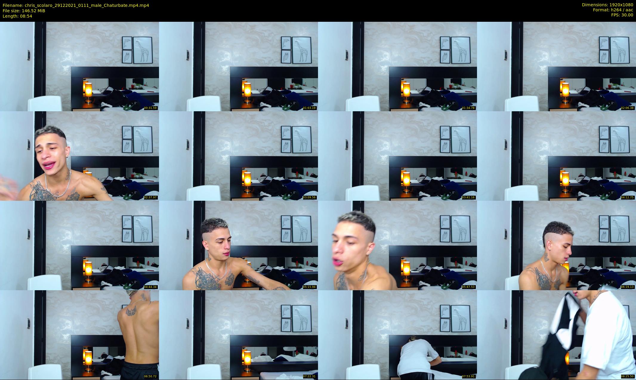 chris_scolaro — 9 minute Chaturbate male cam show recording, 1080p, Dec 29, 2021