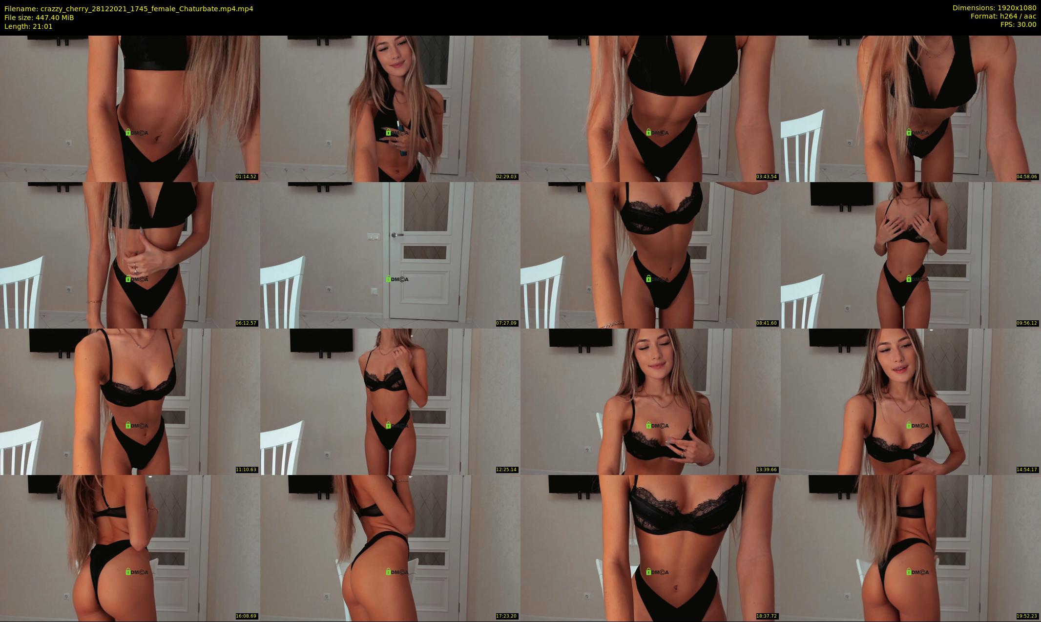crazzy_cherry — 22 minute Chaturbate female cam show recording, 1080p, Dec 28, 2021