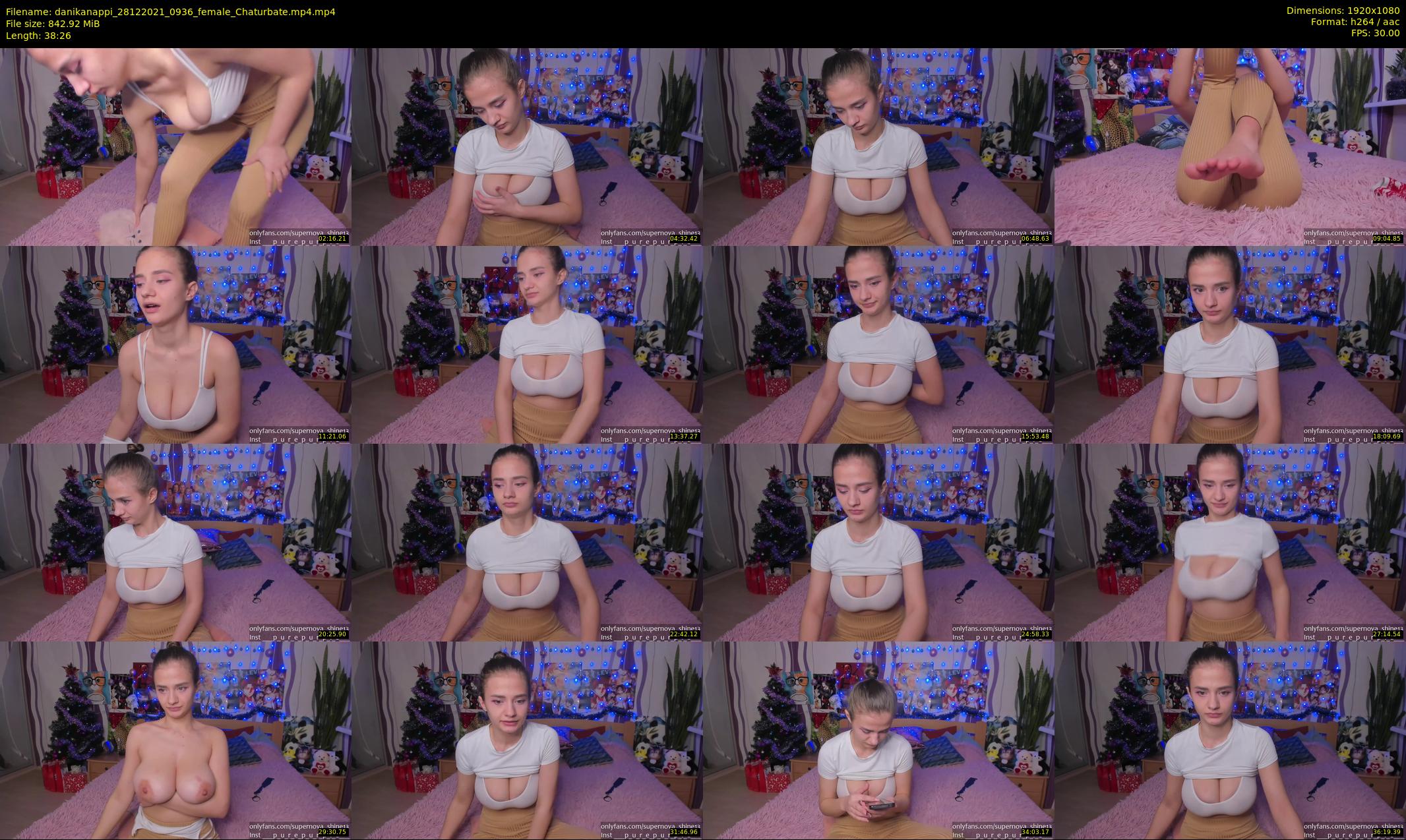 danikanappi — 39 minute Chaturbate female cam show recording, 1080p, Dec 28, 2021
