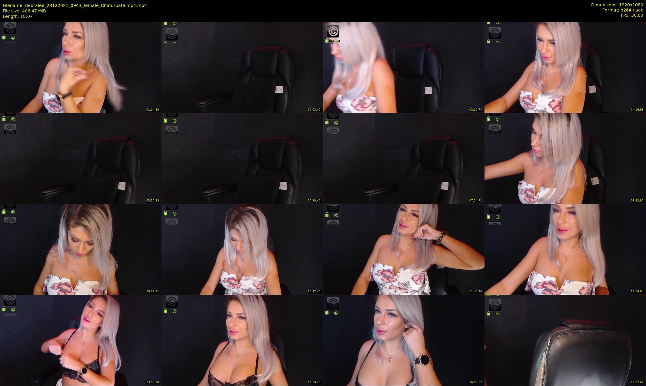debralee — 19 minute Chaturbate female cam show recording, 1080p, Dec 28, 2021
