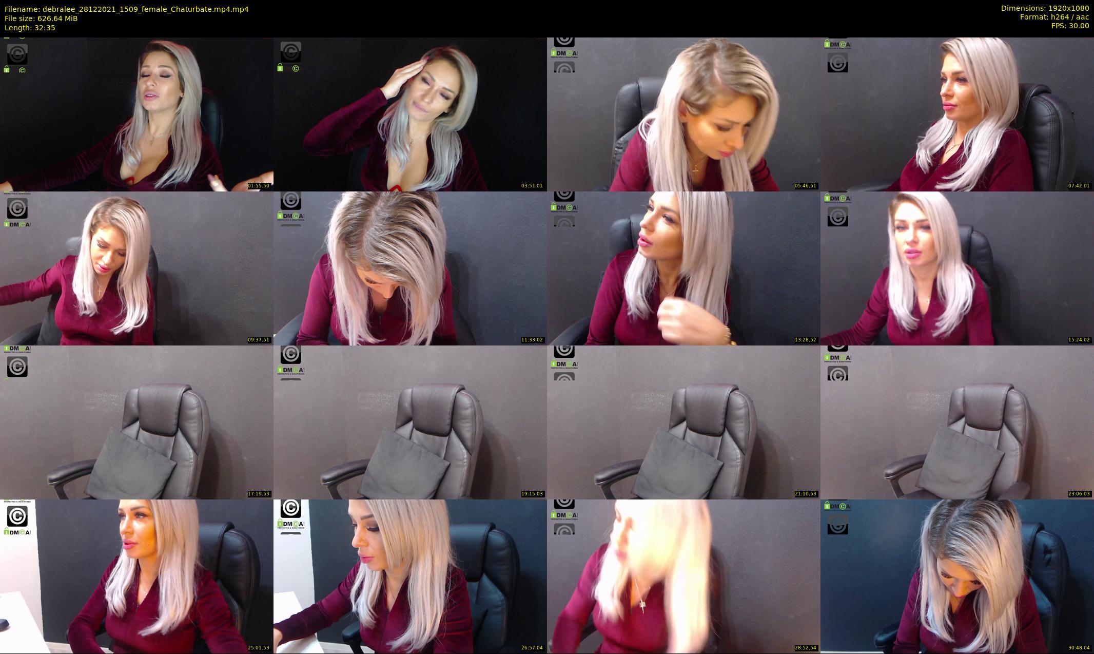 debralee — 33 minute Chaturbate female cam show recording, 1080p, Dec 28, 2021