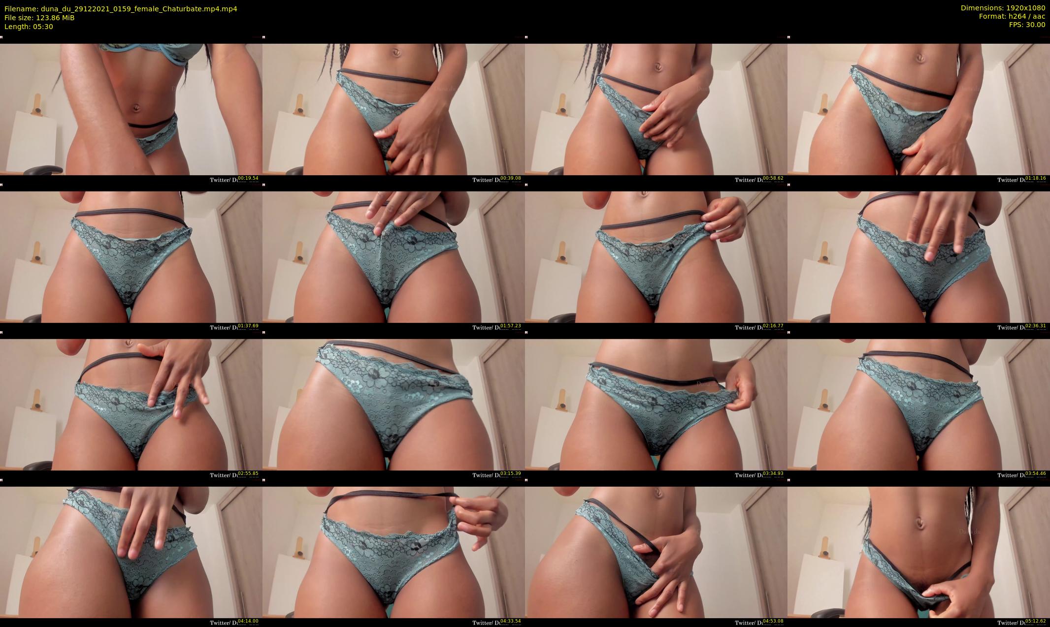 duna_du — 6 minute Chaturbate female cam show recording, 1080p, Dec 29, 2021