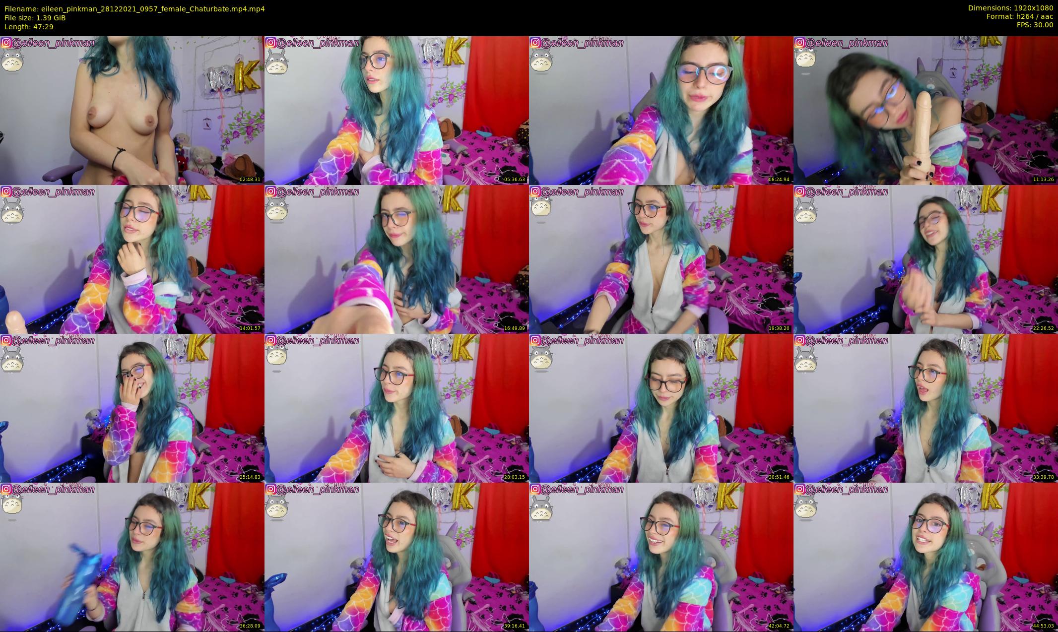 eileen_pinkman — 48 minute Chaturbate female cam show recording, 1080p, Dec 28, 2021