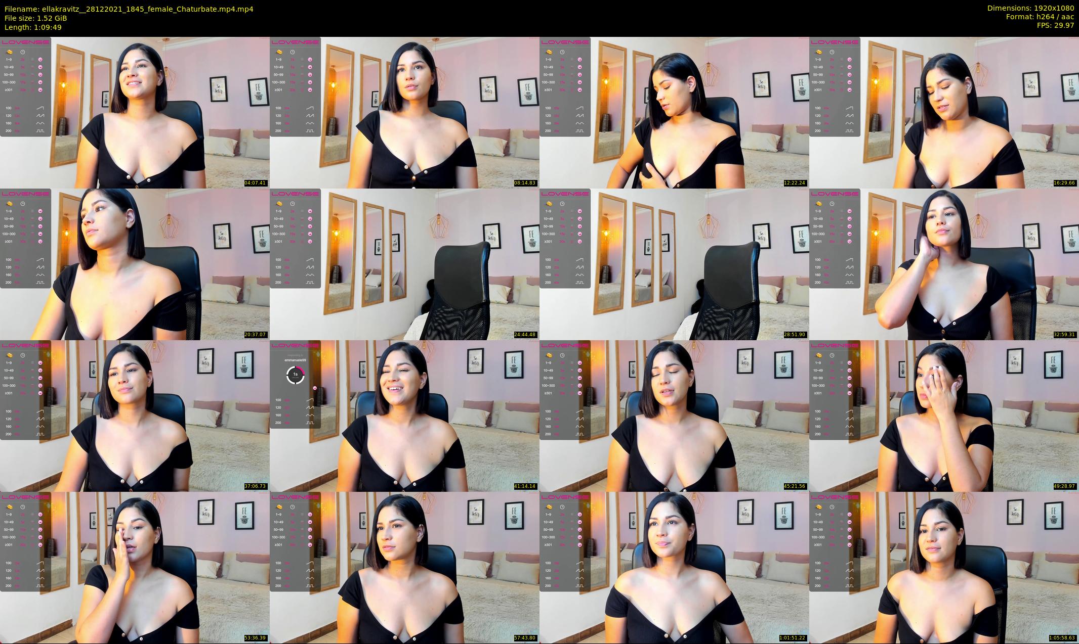 ellakravitz_ — 70 minute Chaturbate female cam show recording, 1080p, Dec 28, 2021