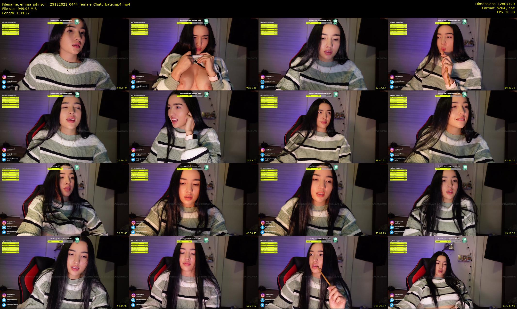 emma_johnson_ — 70 minute Chaturbate female cam show recording, 720p, Dec 29, 2021