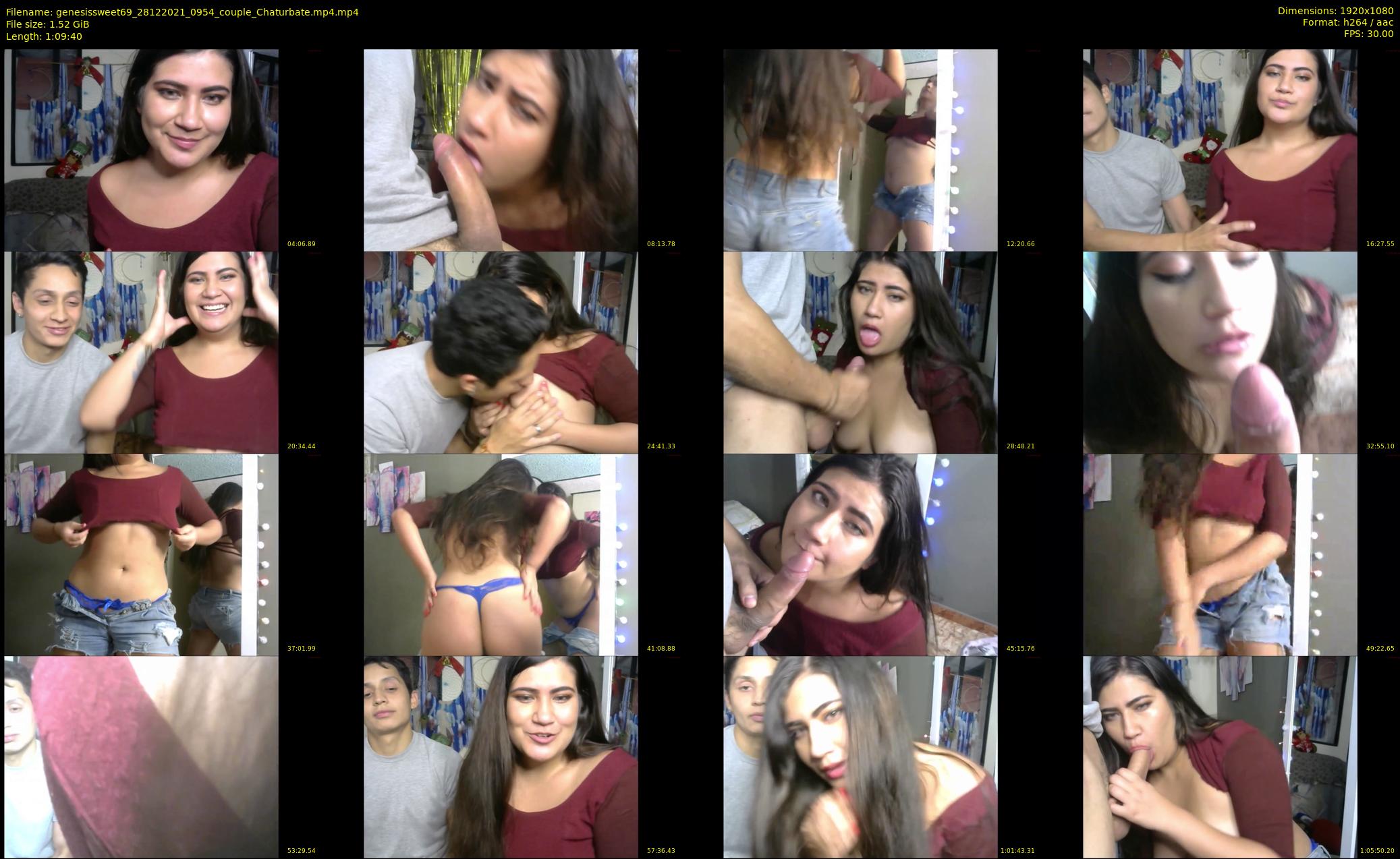 genesissweet69 — 70 minute Chaturbate couple cam show recording, 1080p, Dec 28, 2021