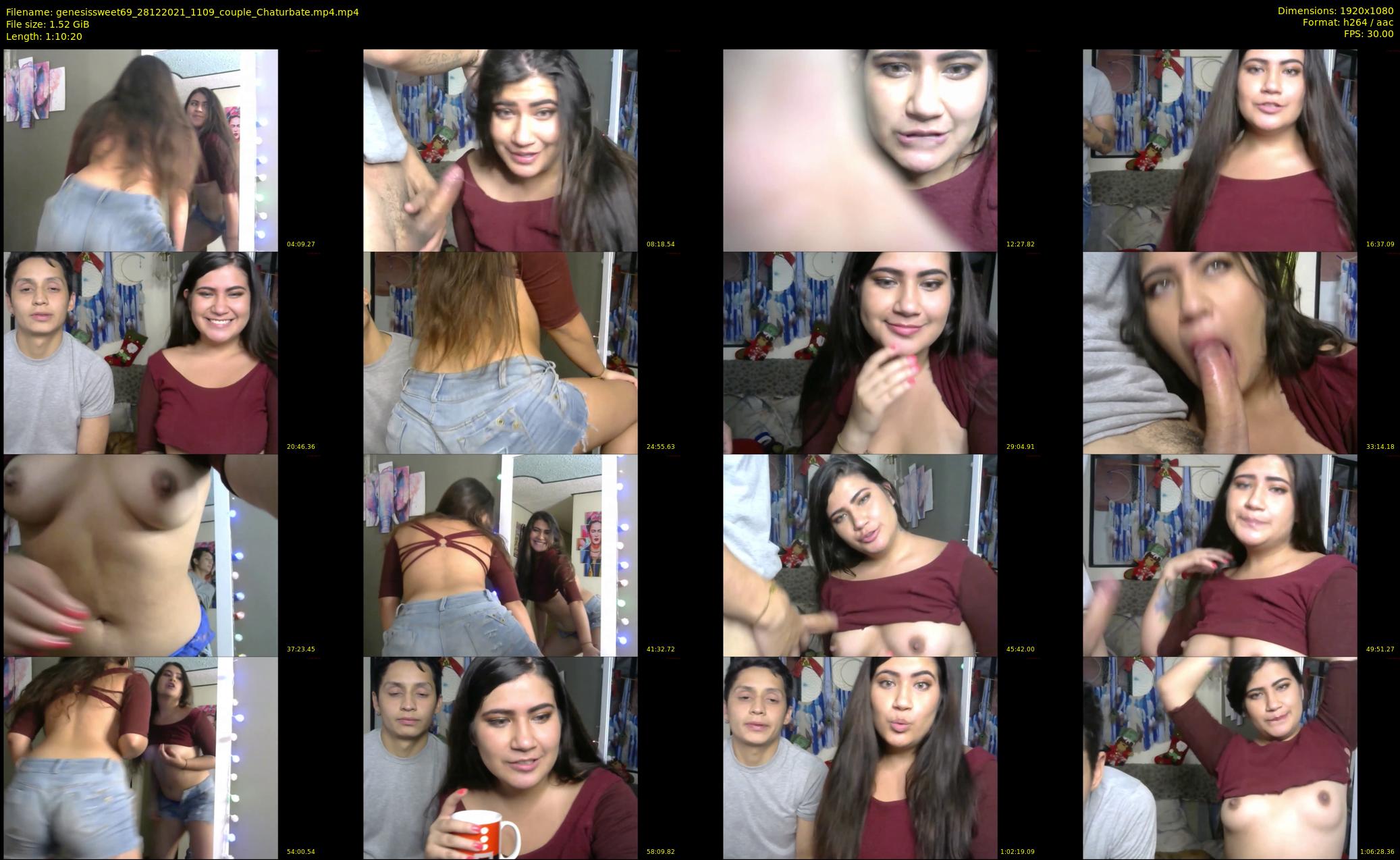 genesissweet69 — 71 minute Chaturbate couple cam show recording, 1080p, Dec 28, 2021