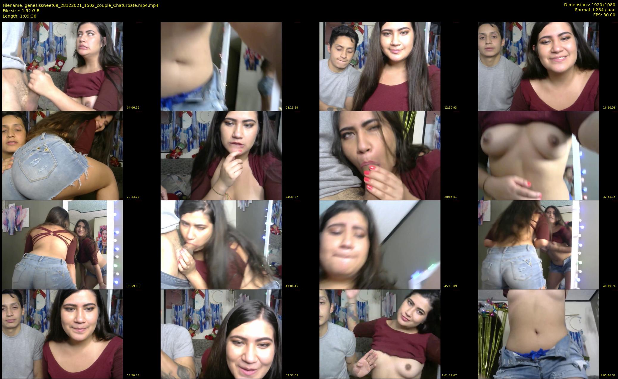 genesissweet69 — 70 minute Chaturbate couple cam show recording, 1080p, Dec 28, 2021