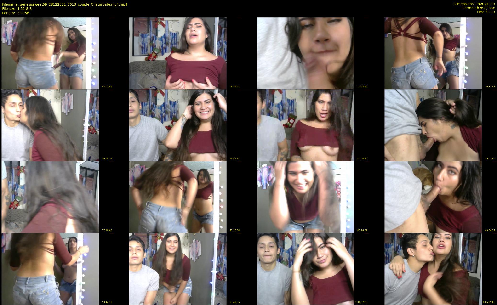 genesissweet69 — 70 minute Chaturbate couple cam show recording, 1080p, Dec 28, 2021