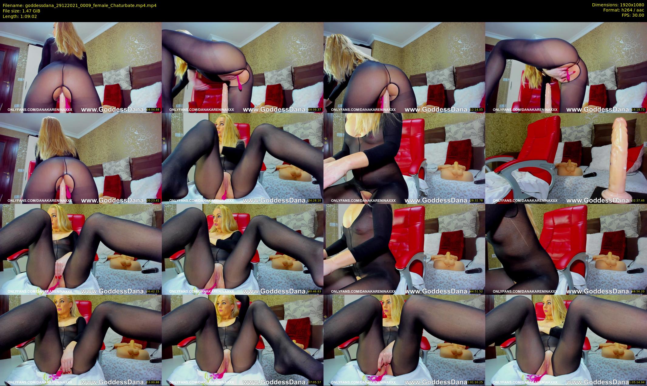 goddessdana — 70 minute Chaturbate female cam show recording, 1080p, Dec 29, 2021
