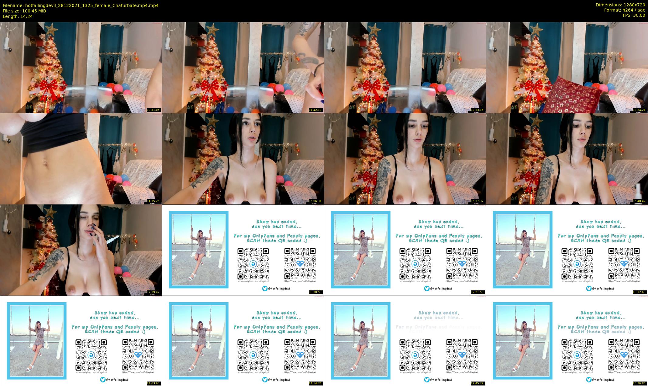 hotfallingdevil — 15 minute Chaturbate female cam show recording, 720p, Dec 28, 2021