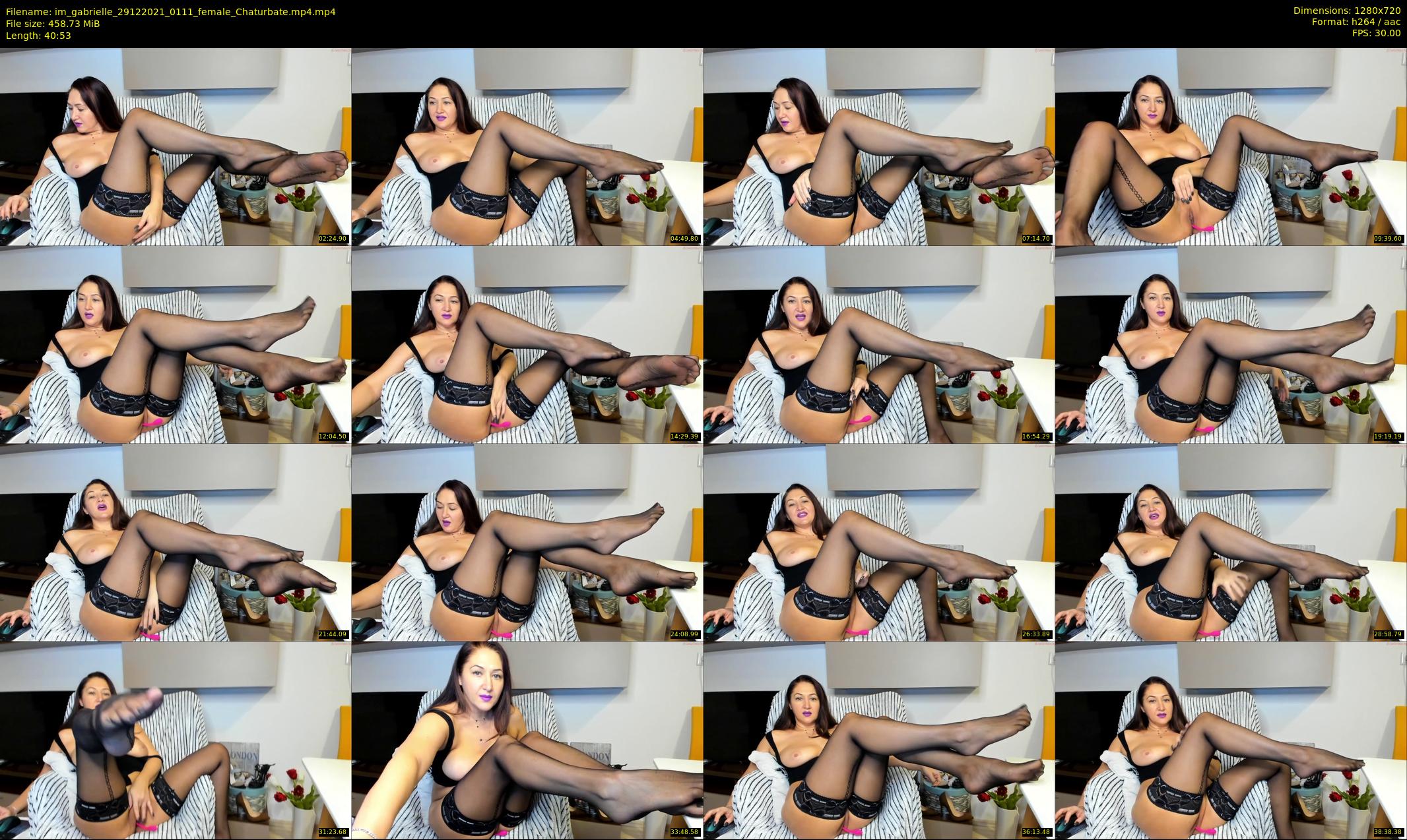 im_gabrielle — 41 minute Chaturbate female cam show recording, 720p, Dec 29, 2021