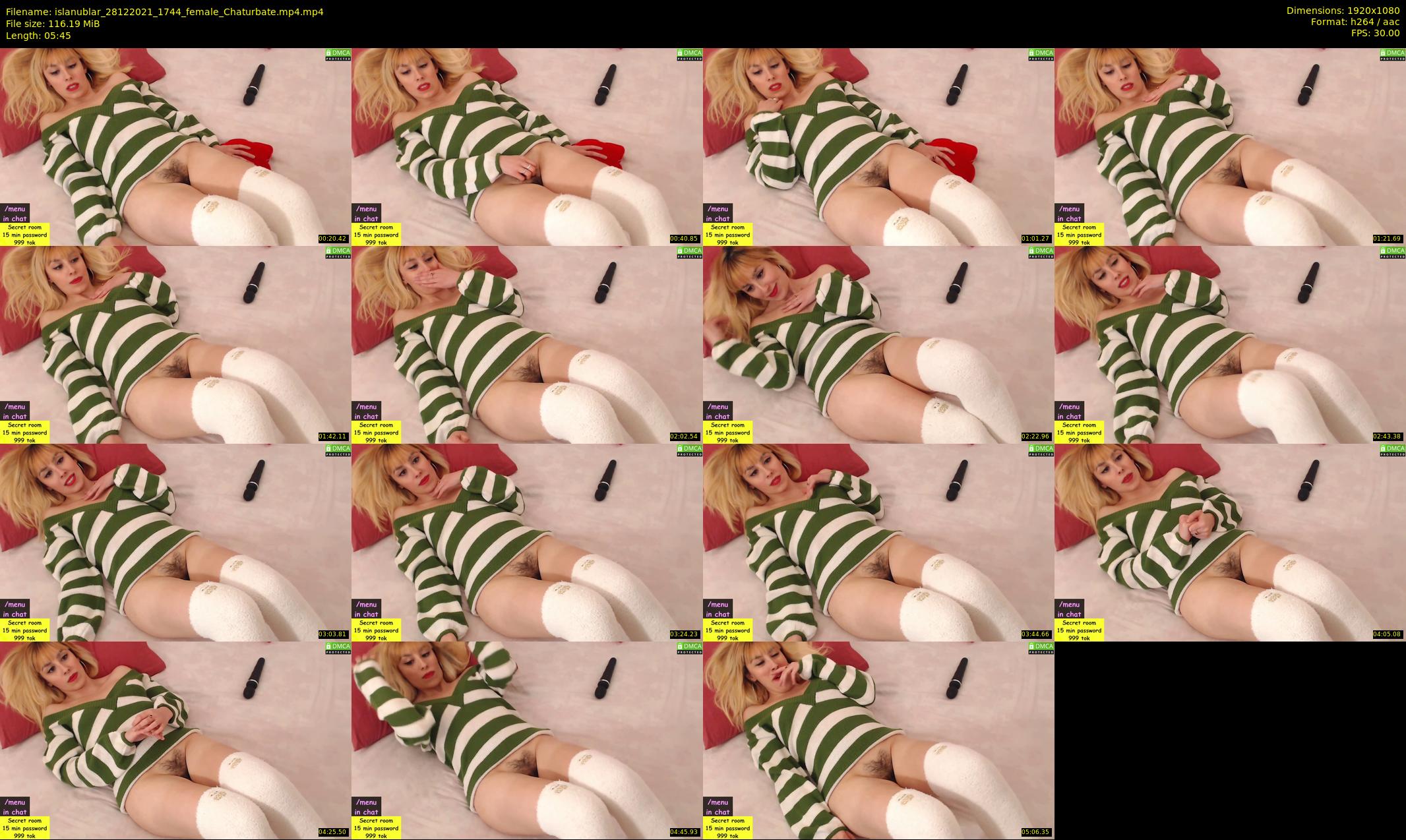 islanublar — 6 minute Chaturbate female cam show recording, 1080p, Dec 28, 2021