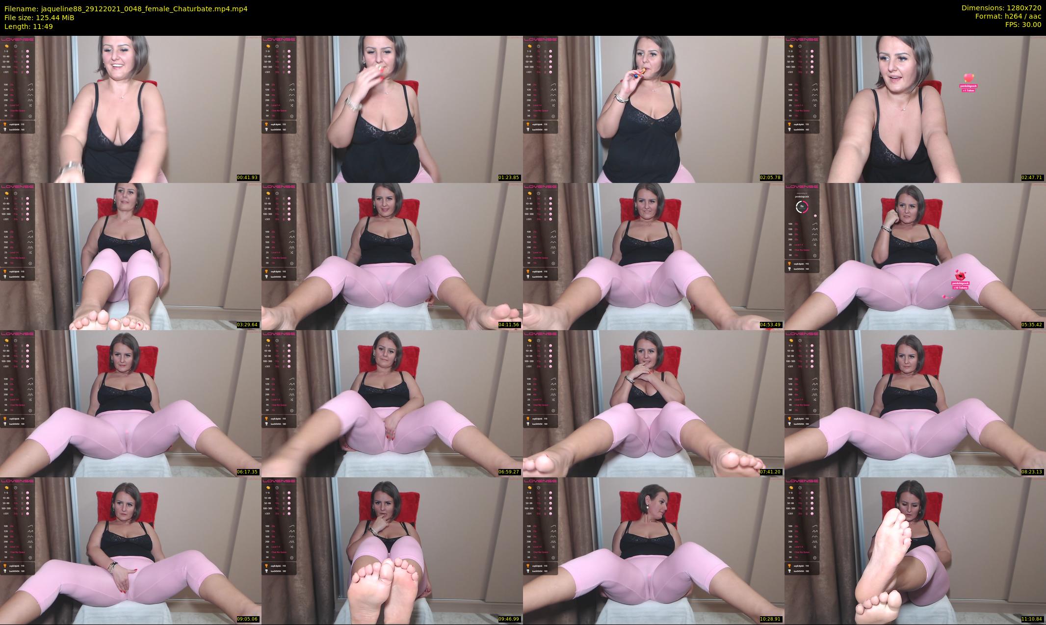 jaqueline88 — 12 minute Chaturbate female cam show recording, 720p, Dec 29, 2021