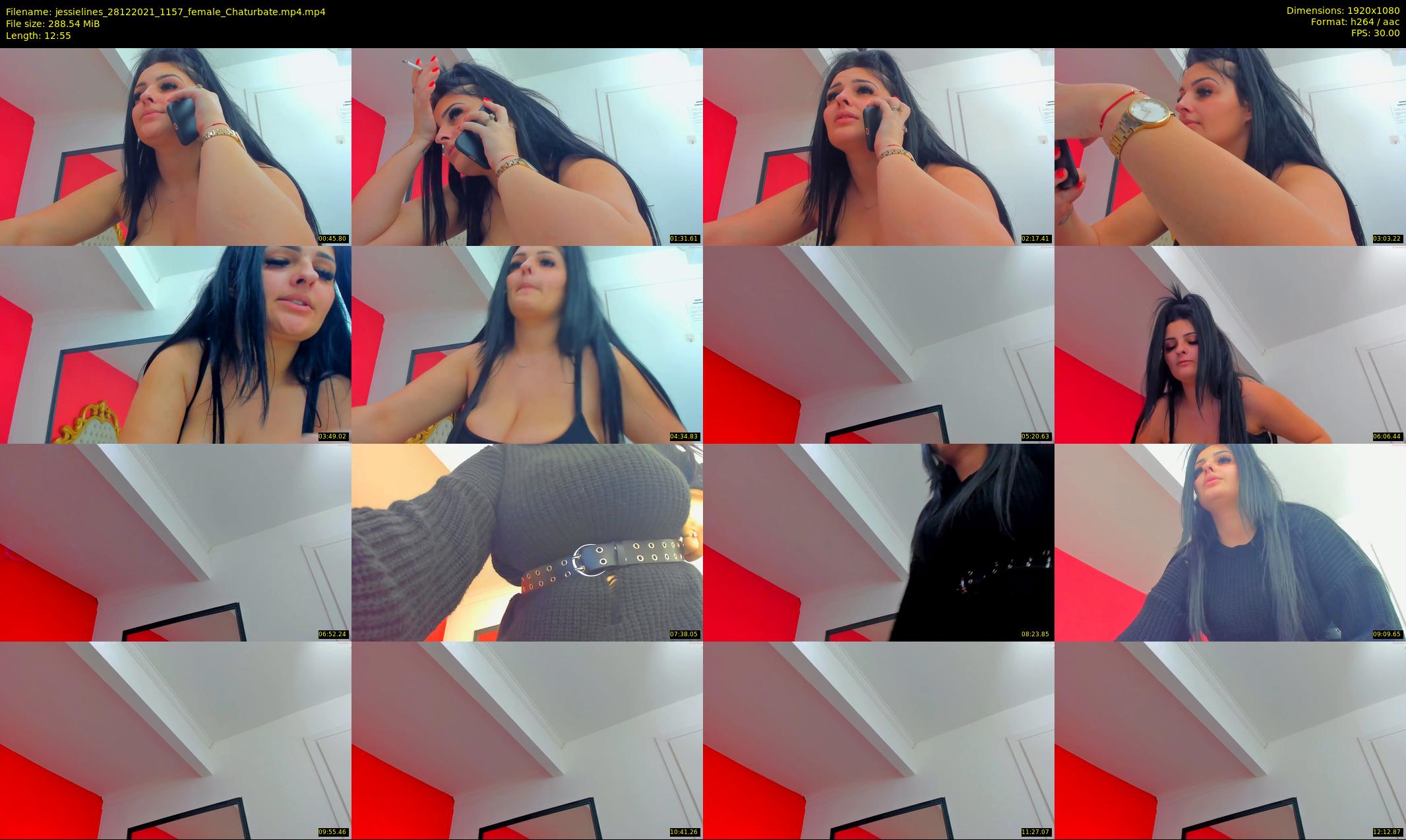 jessielines — 13 minute Chaturbate female cam show recording, 1080p, Dec 28, 2021