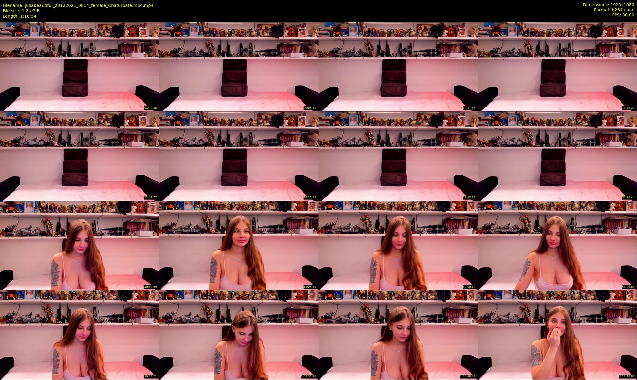 juliabeautiful — 77 minute Chaturbate female cam show recording, 1080p, Dec 28, 2021