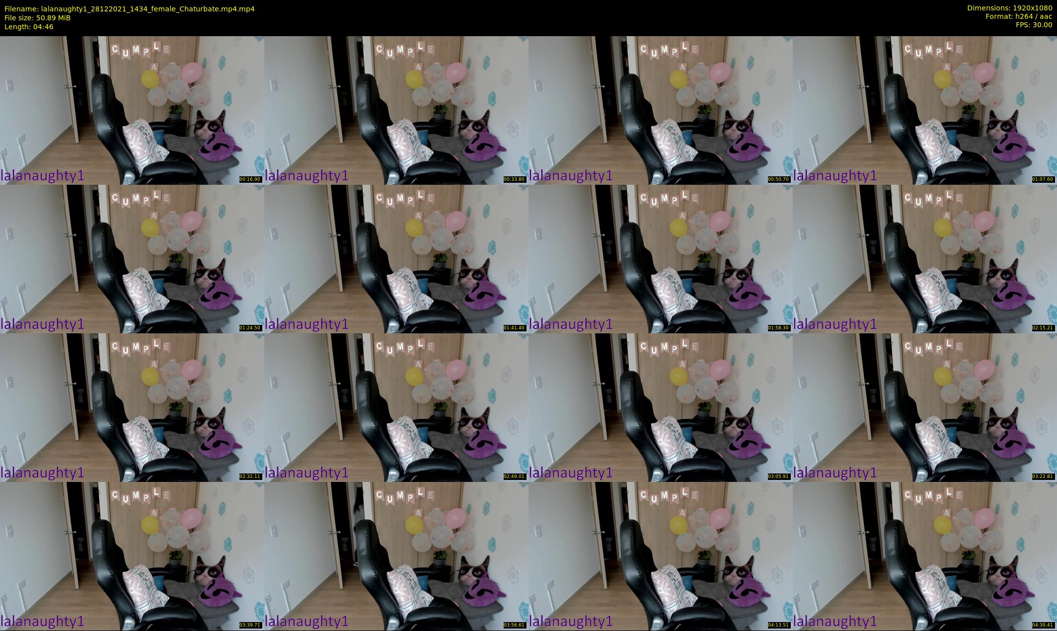 lalanaughty1 — 5 minute Chaturbate female cam show recording, 1080p, Dec 28, 2021