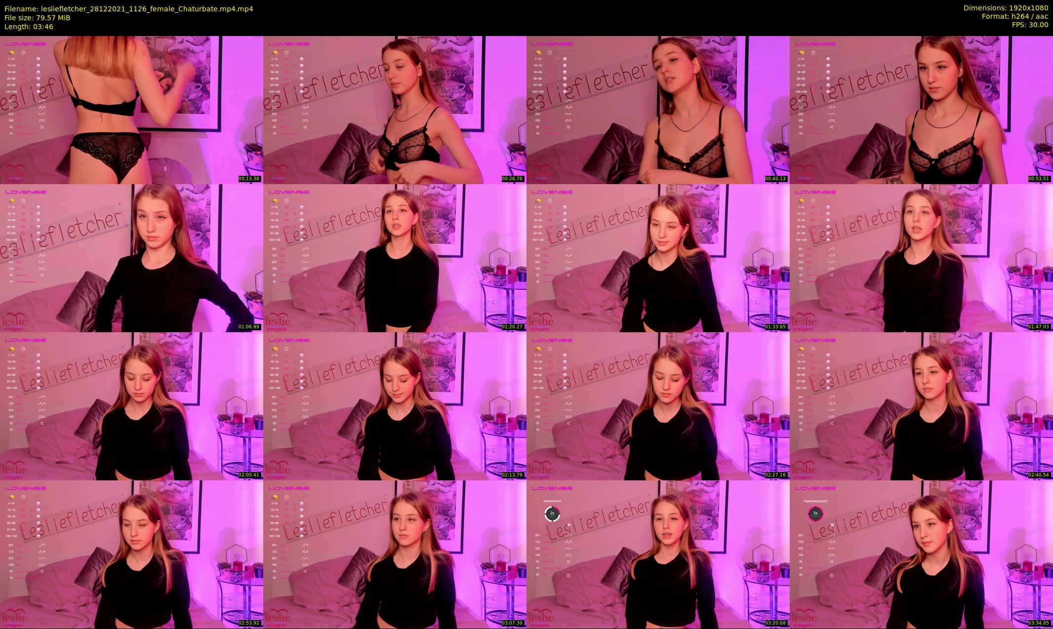 lesliefletcher — 4 minute Chaturbate couple cam show recording, 1080p, Dec 28, 2021