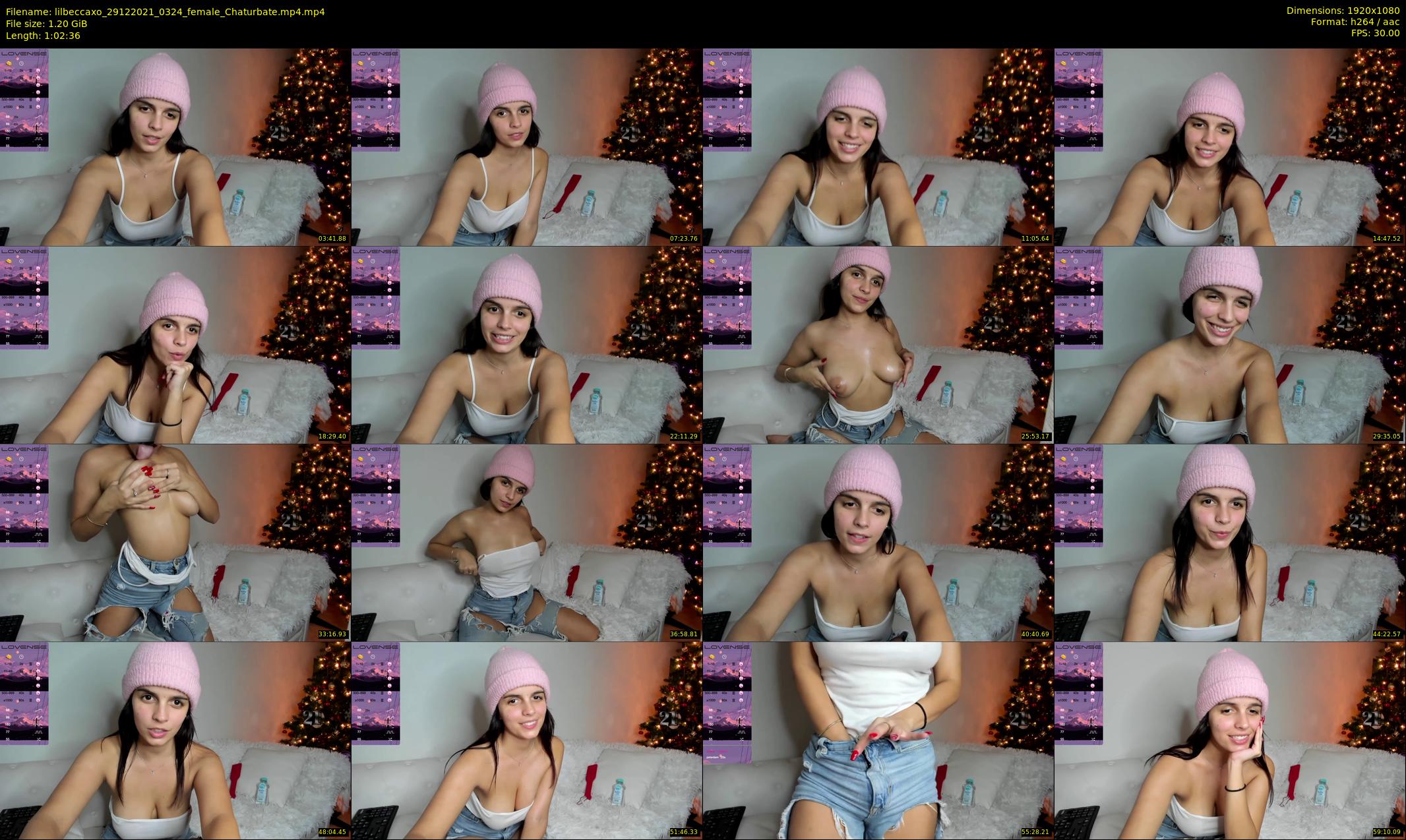 lilbeccaxo — 63 minute Chaturbate female cam show recording, 1080p, Dec 29, 2021