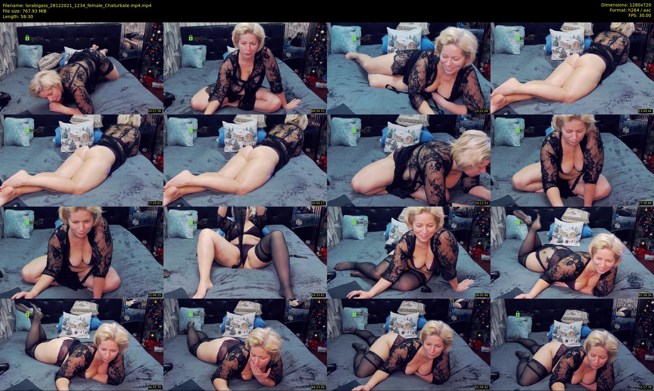 lorabigass — 59 minute Chaturbate female cam show recording, 720p, Dec 28, 2021
