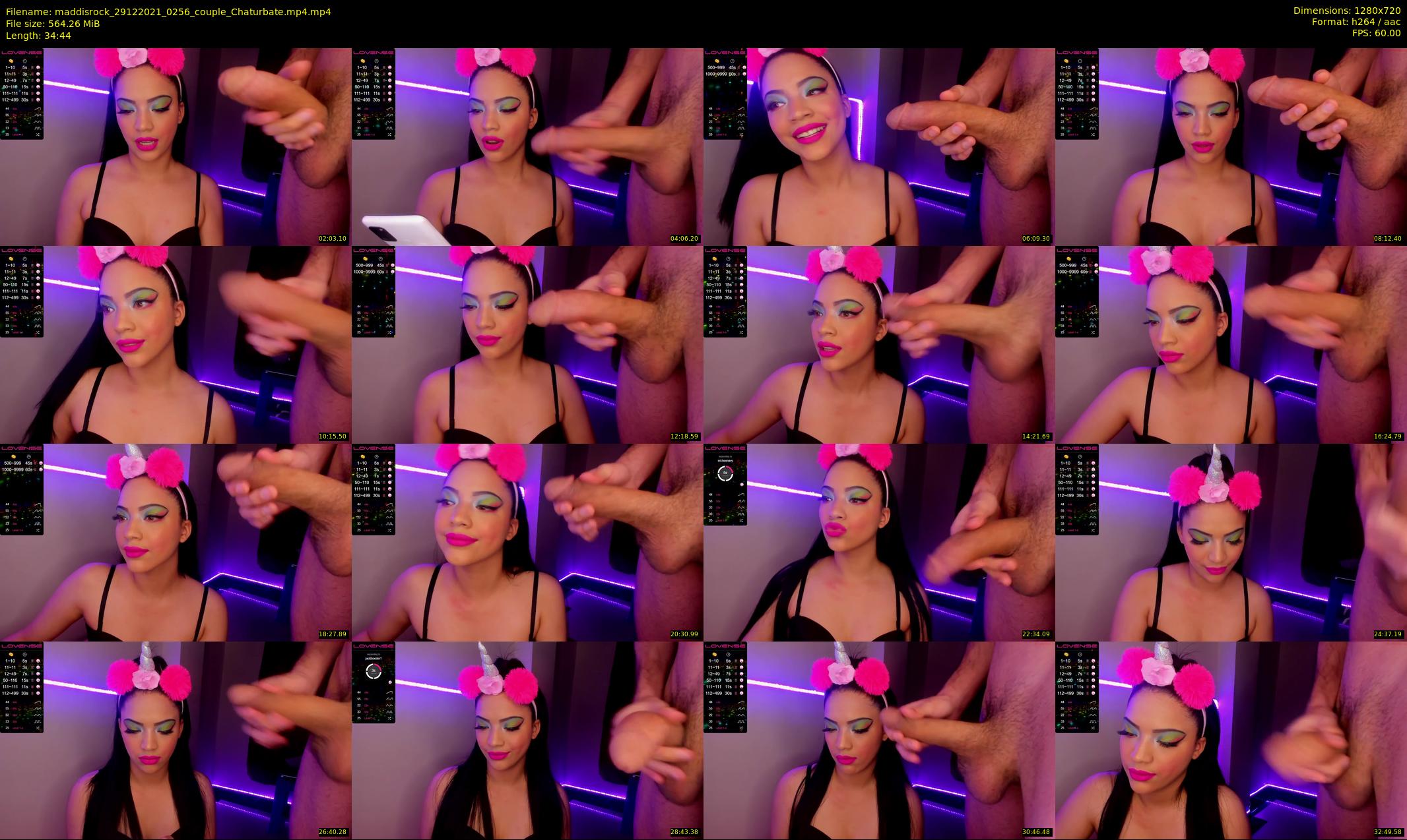 maddisrock — 35 minute Chaturbate couple cam show recording, 720p, Dec 29, 2021