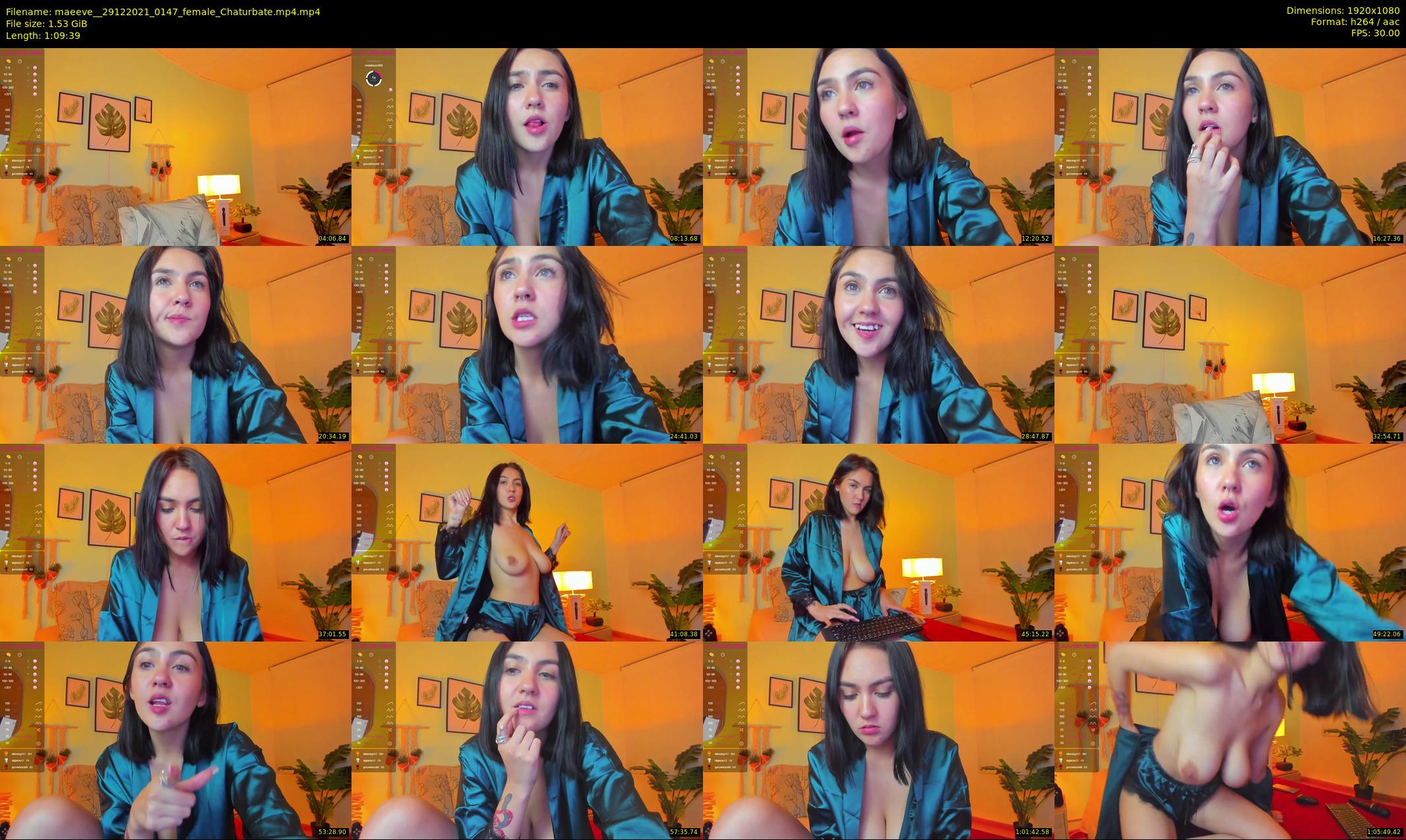 maeeve_ — 70 minute Chaturbate female cam show recording, 1080p, Dec 29, 2021