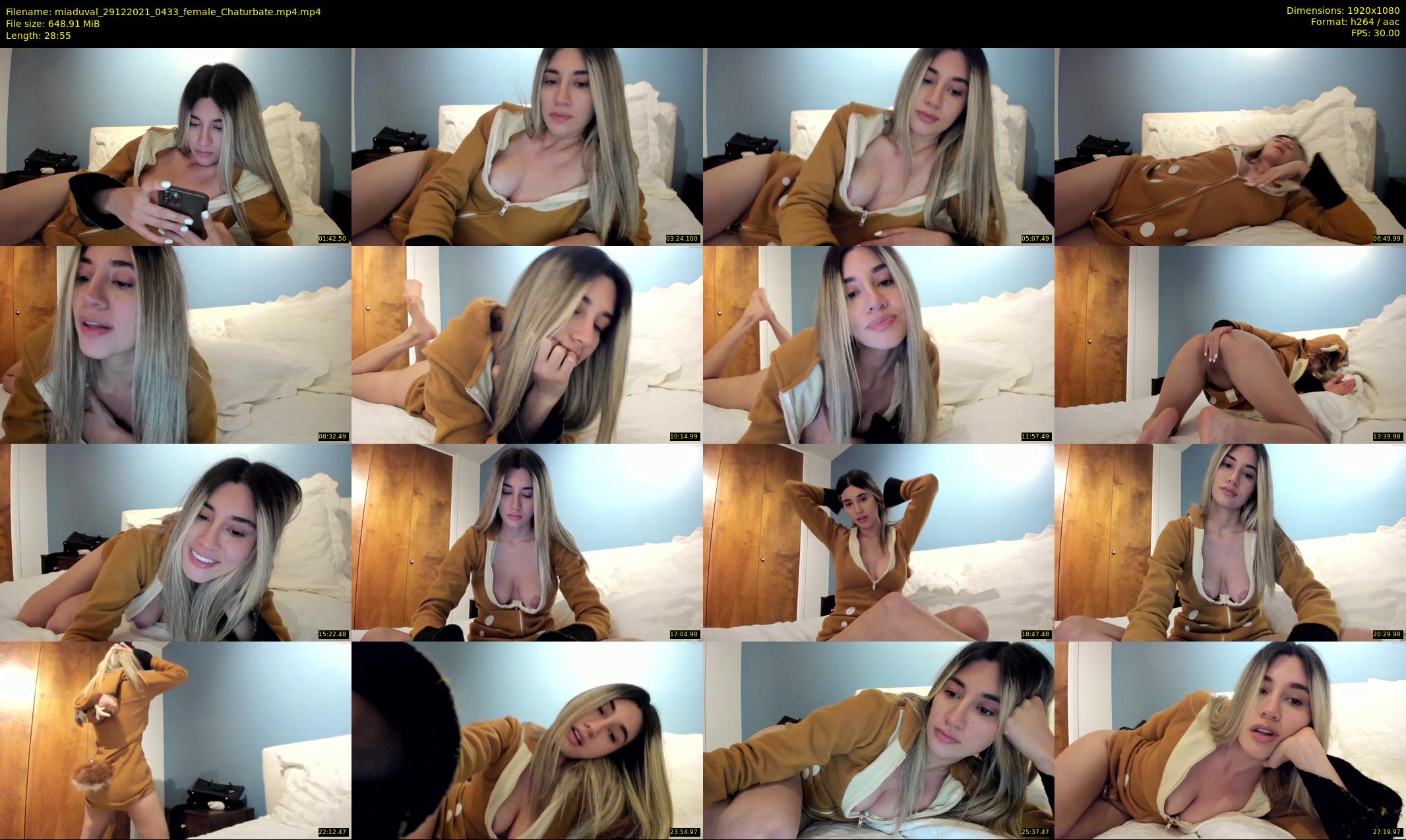 miaduval — 29 minute Chaturbate female cam show recording, 1080p, Dec 29, 2021