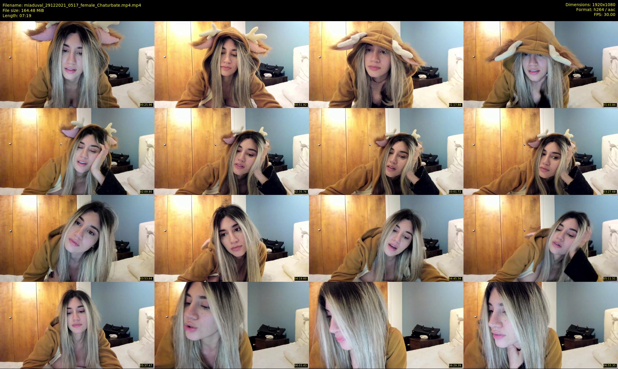miaduval — 8 minute Chaturbate female cam show recording, 1080p, Dec 29, 2021
