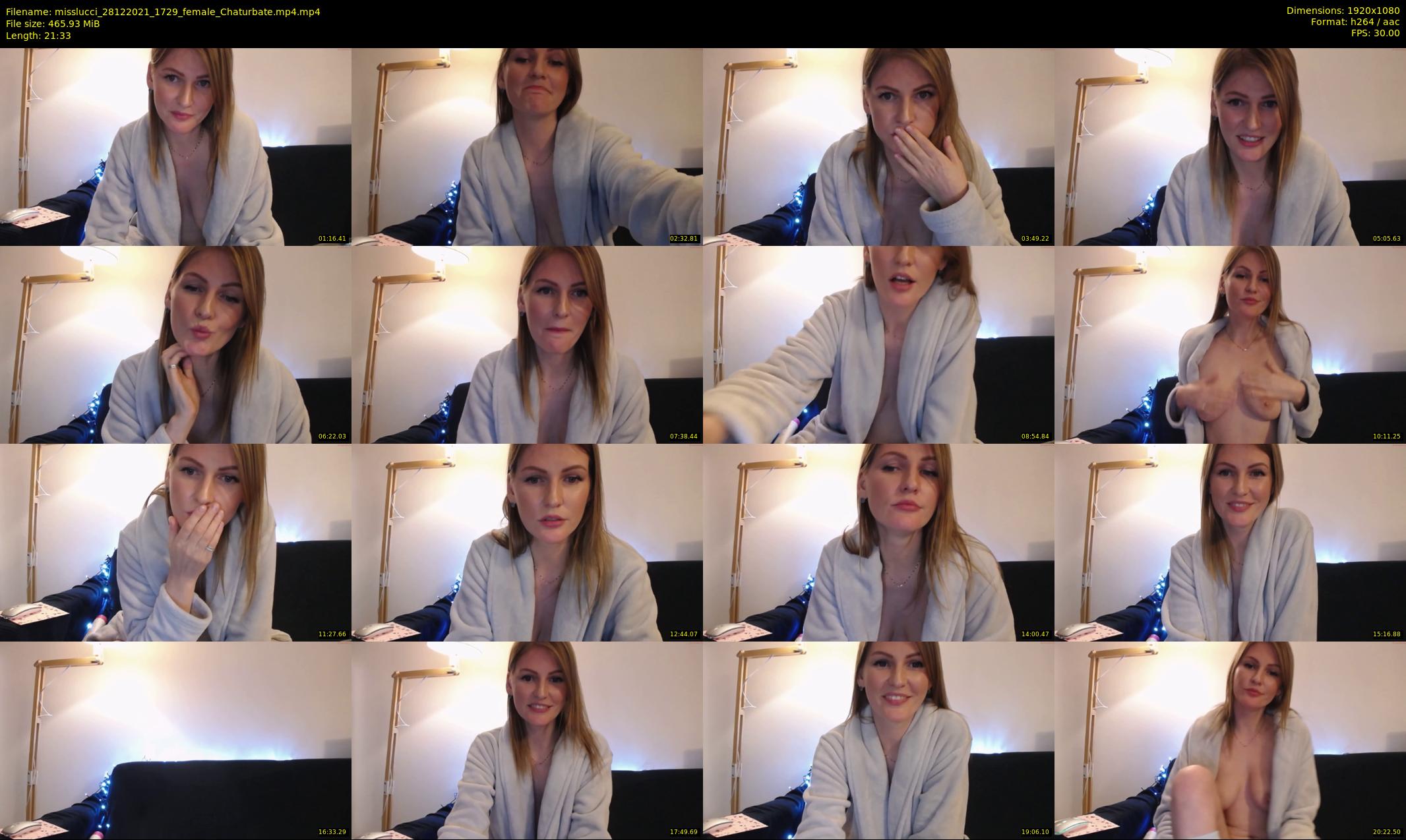 misslucci — 22 minute Chaturbate female cam show recording, 1080p, Dec 28, 2021