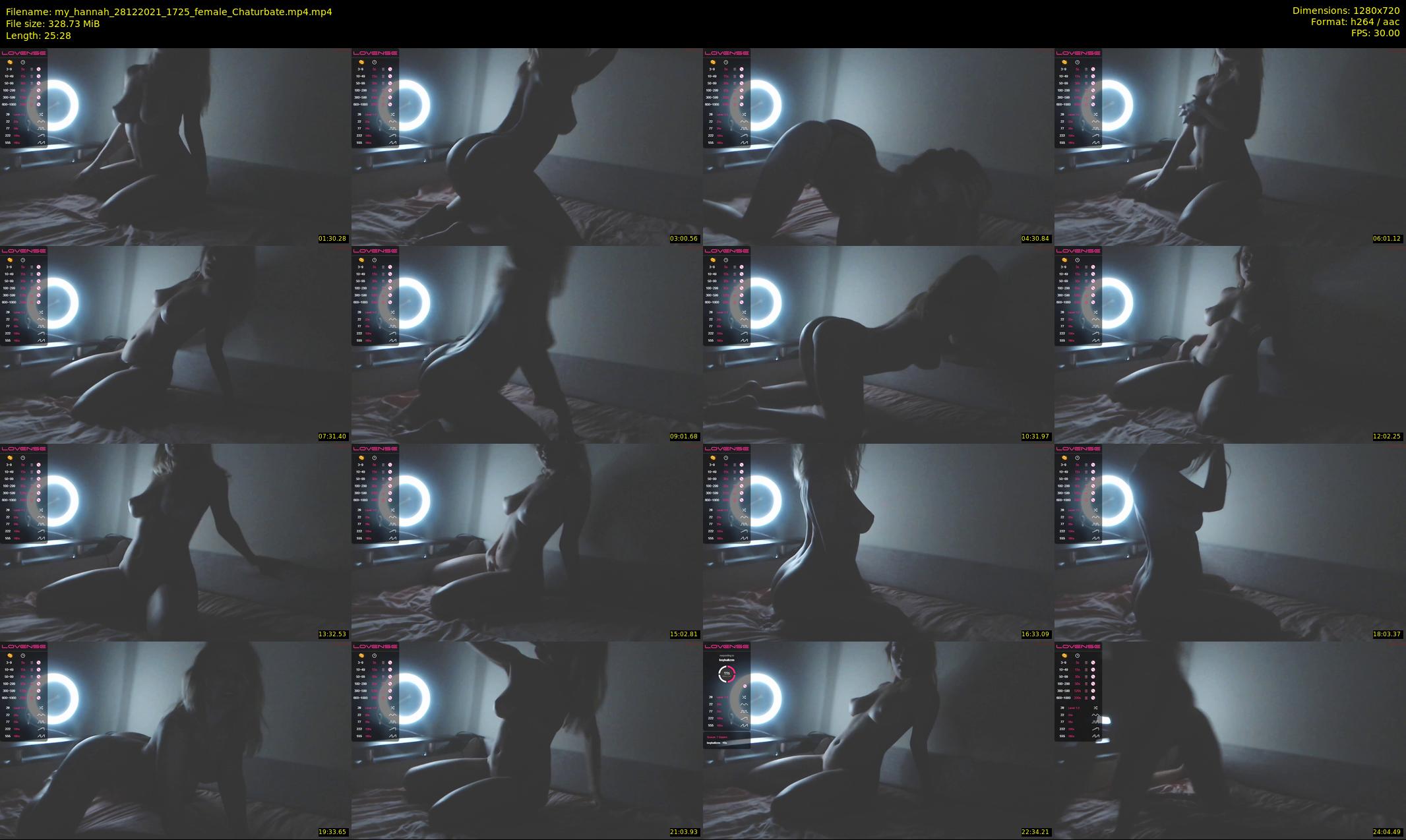 my_hannah — 26 minute Chaturbate female cam show recording, 720p, Dec 28, 2021