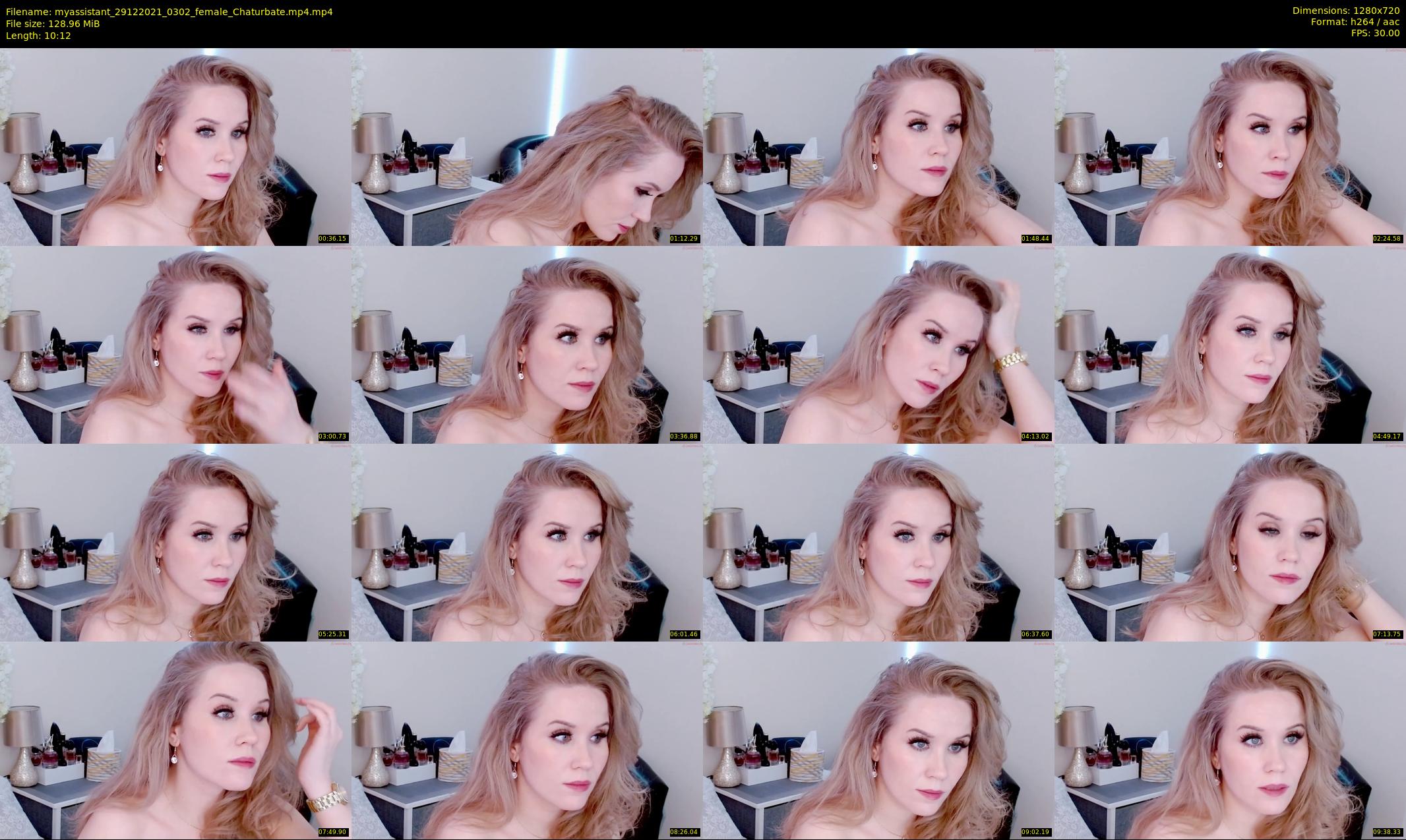 myassistant — 11 minute Chaturbate female cam show recording, 720p, Dec 29, 2021