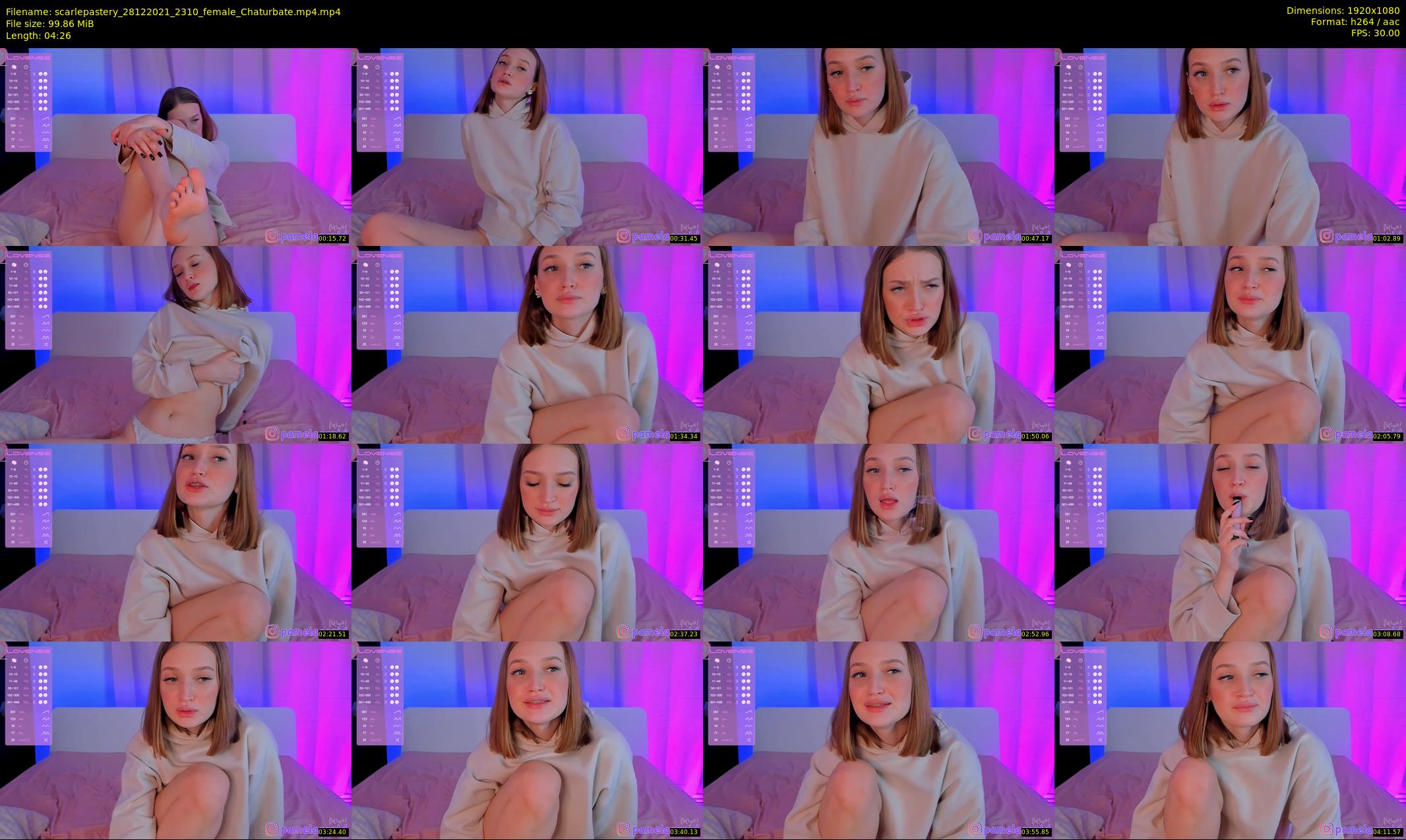 scarlepastery — 5 minute Chaturbate couple cam show recording, 1080p, Dec 28, 2021