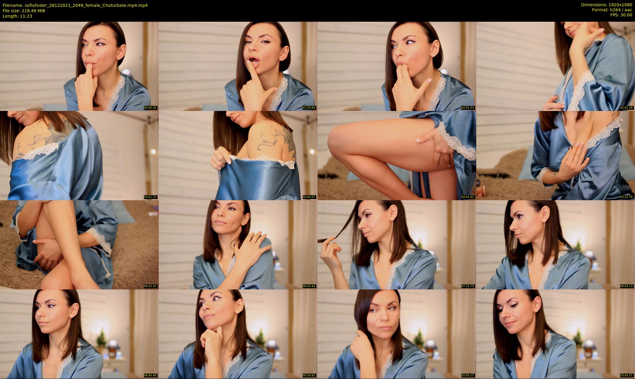 sofiafoster — 12 minute Chaturbate female cam show recording, 1080p, Dec 28, 2021