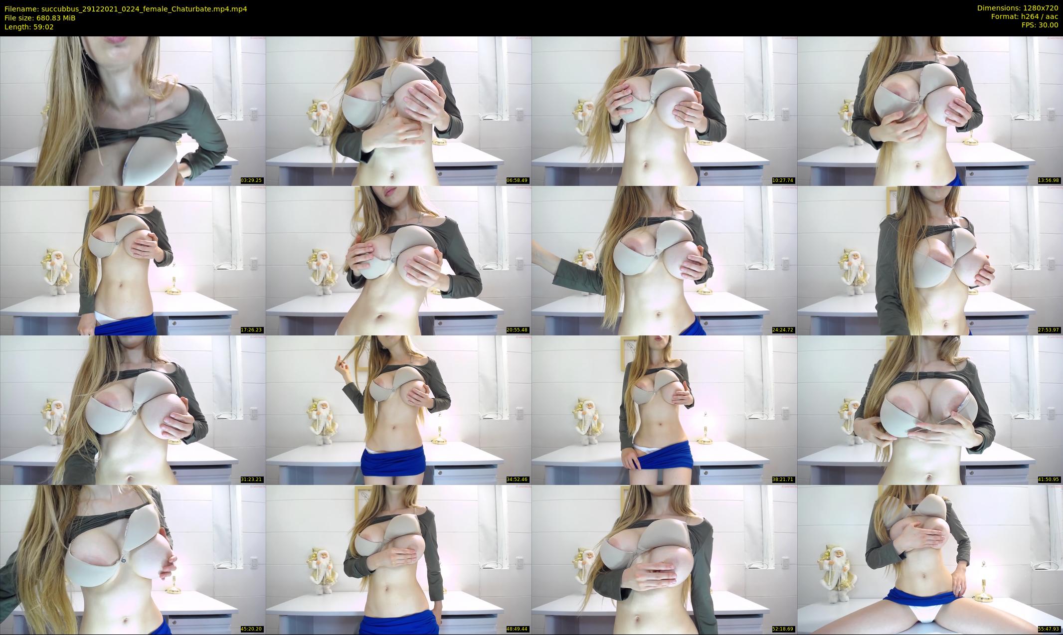succubbus — 60 minute Chaturbate female cam show recording, 720p, Dec 29, 2021