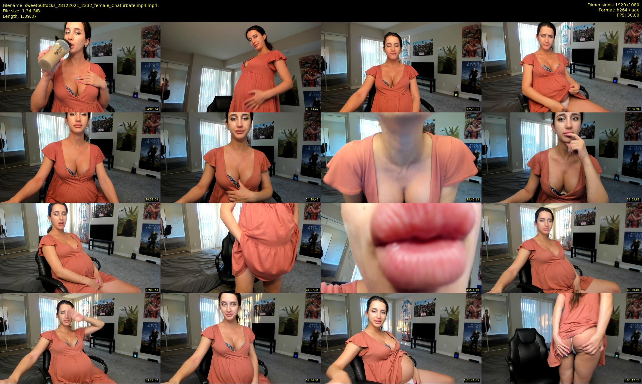 sweetbuttocks — 70 minute Chaturbate female cam show recording, 1080p, Dec 28, 2021