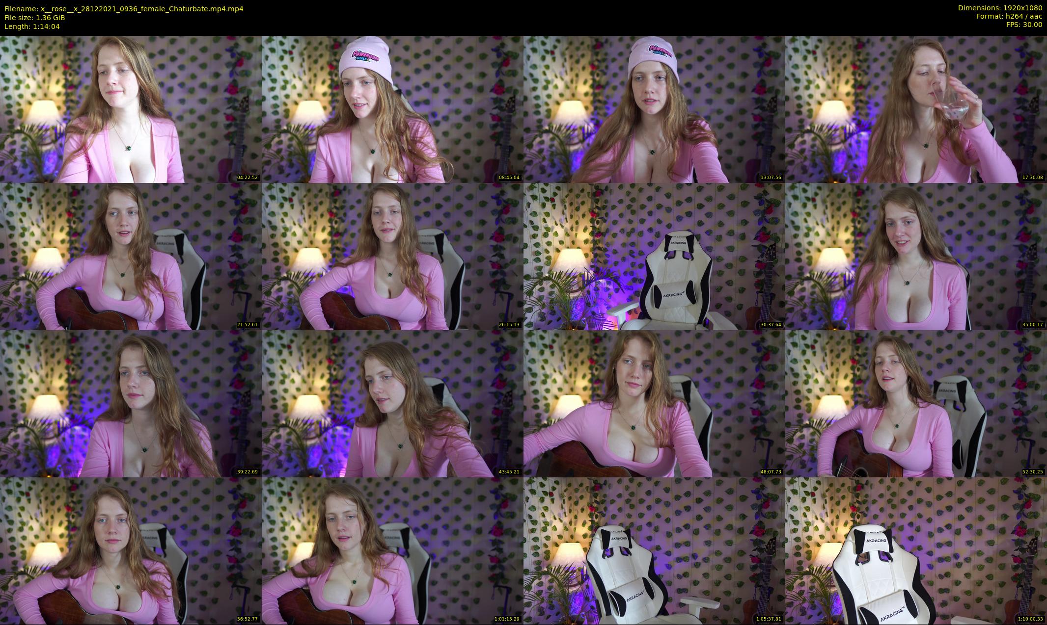 x__rose__x — 75 minute Chaturbate female cam show recording, 1080p, Dec 28, 2021