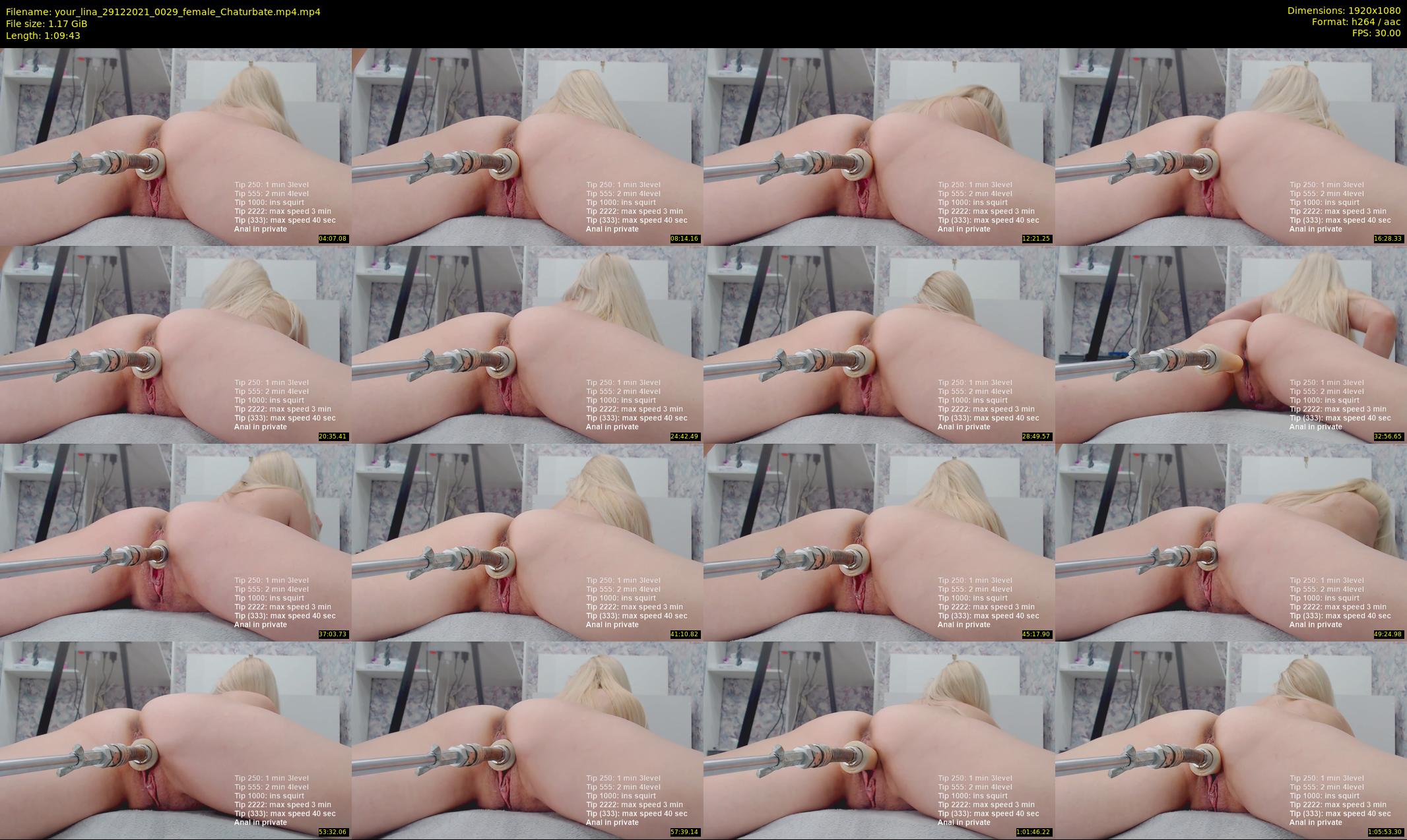 your_lina — 70 minute Chaturbate female cam show recording, 1080p, Dec 29, 2021