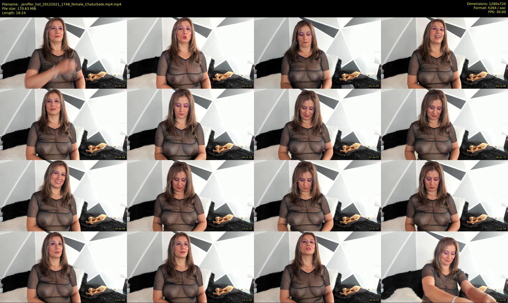 _jeniffer_hot — 19 minute Chaturbate female cam show recording, 720p, Dec 29, 2021